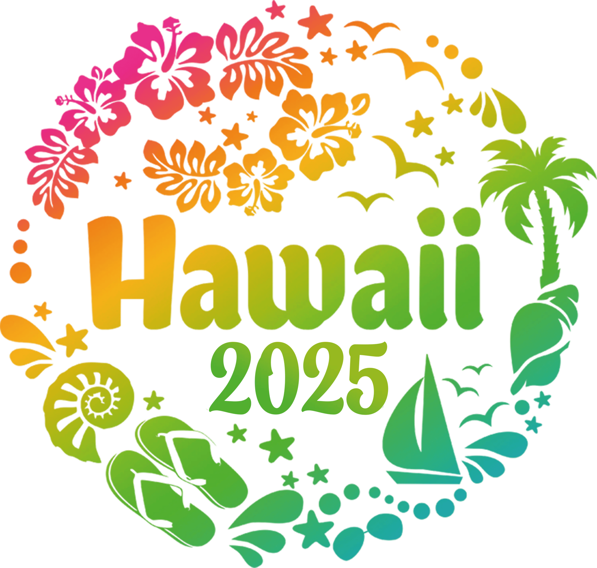 2025 Matching Hawaii Cruise Design - DTF Ready To Press