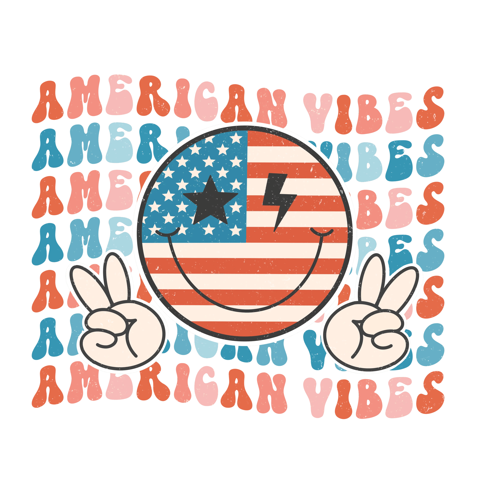 American Vibes Design - DTF Ready To Press