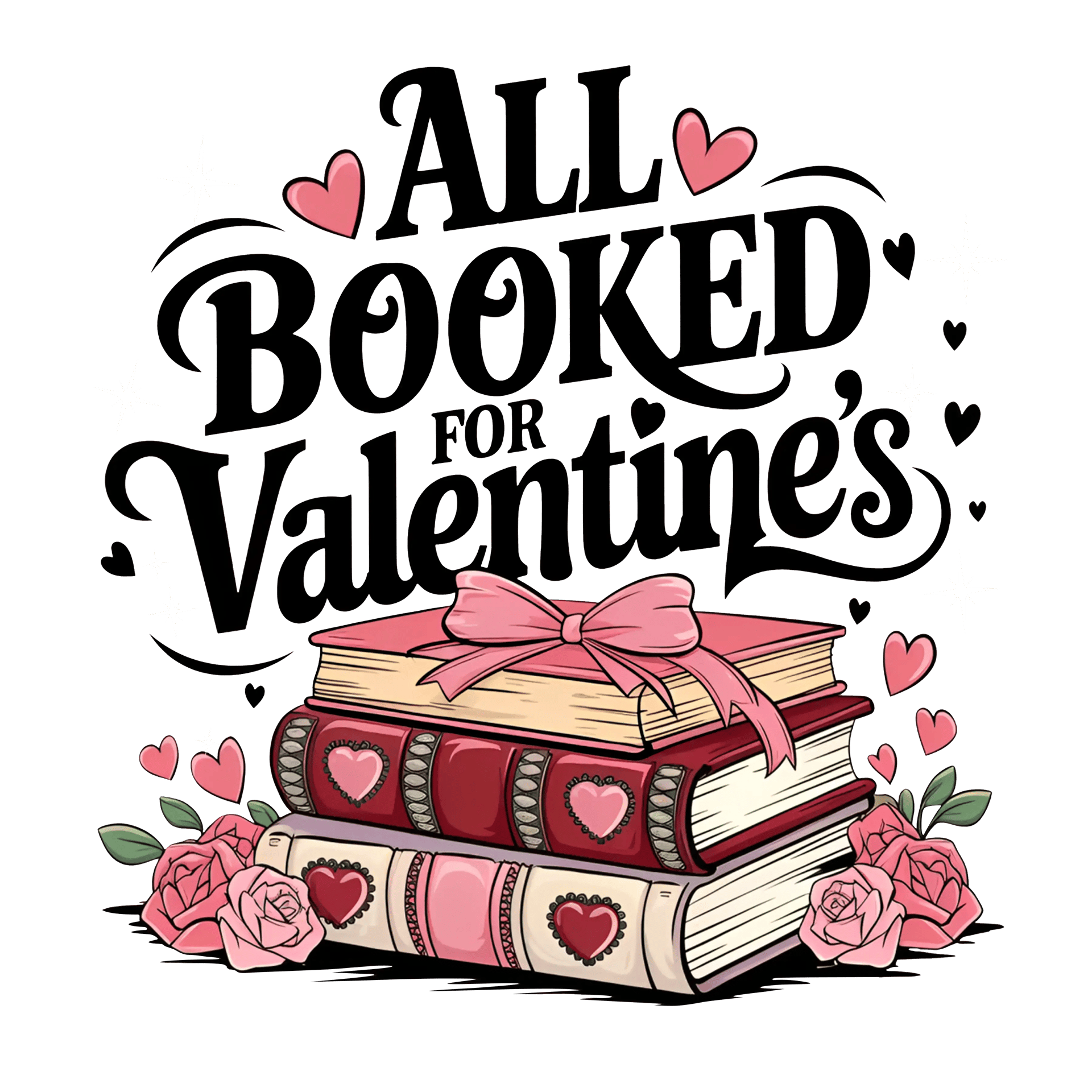 All Booked Valentines Design