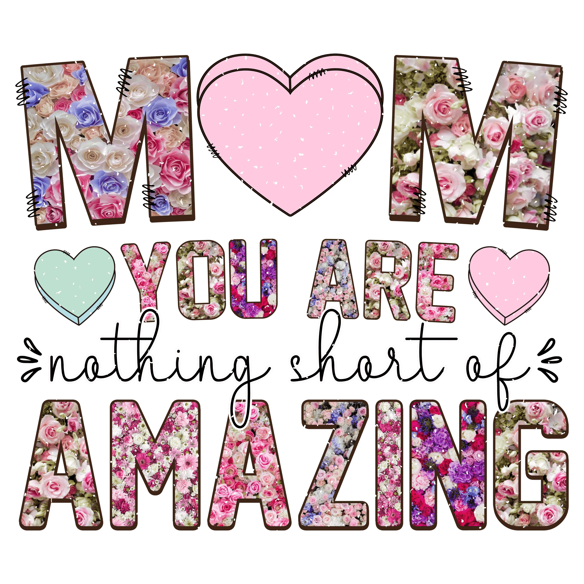Amazing Mom Design - DTF Ready To Press