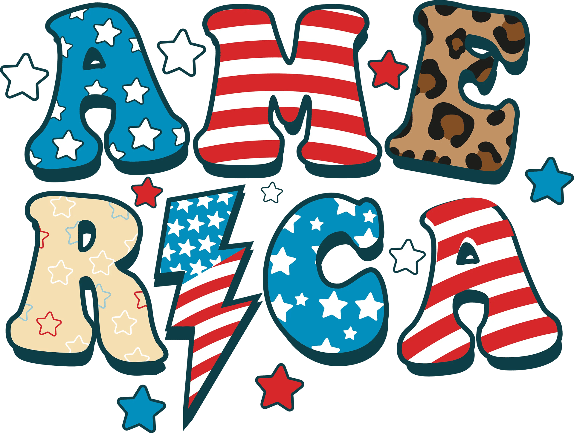 America Design - DTF Ready To Press