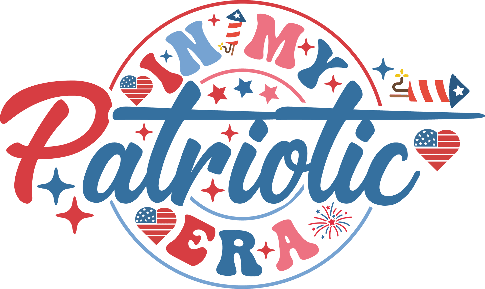 In My Patriotic Era Design - DTF Ready To Press
