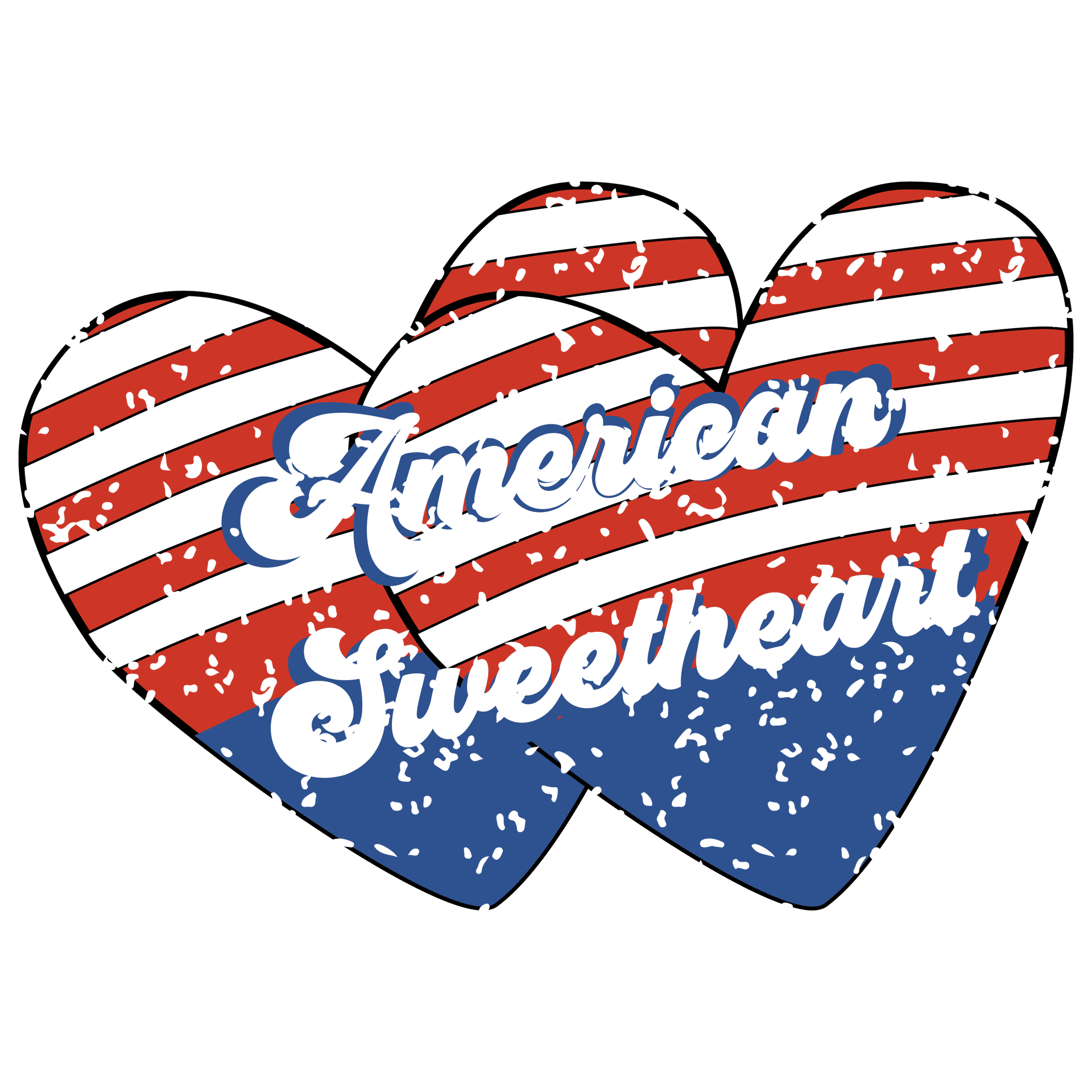American Sweetheart Design - DTF Ready To Press
