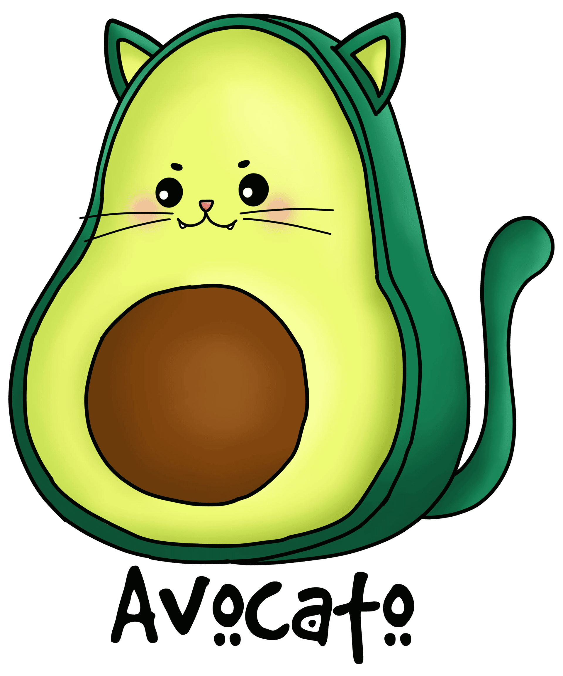 Avacato Funny Animal Design - DTF Ready To Press
