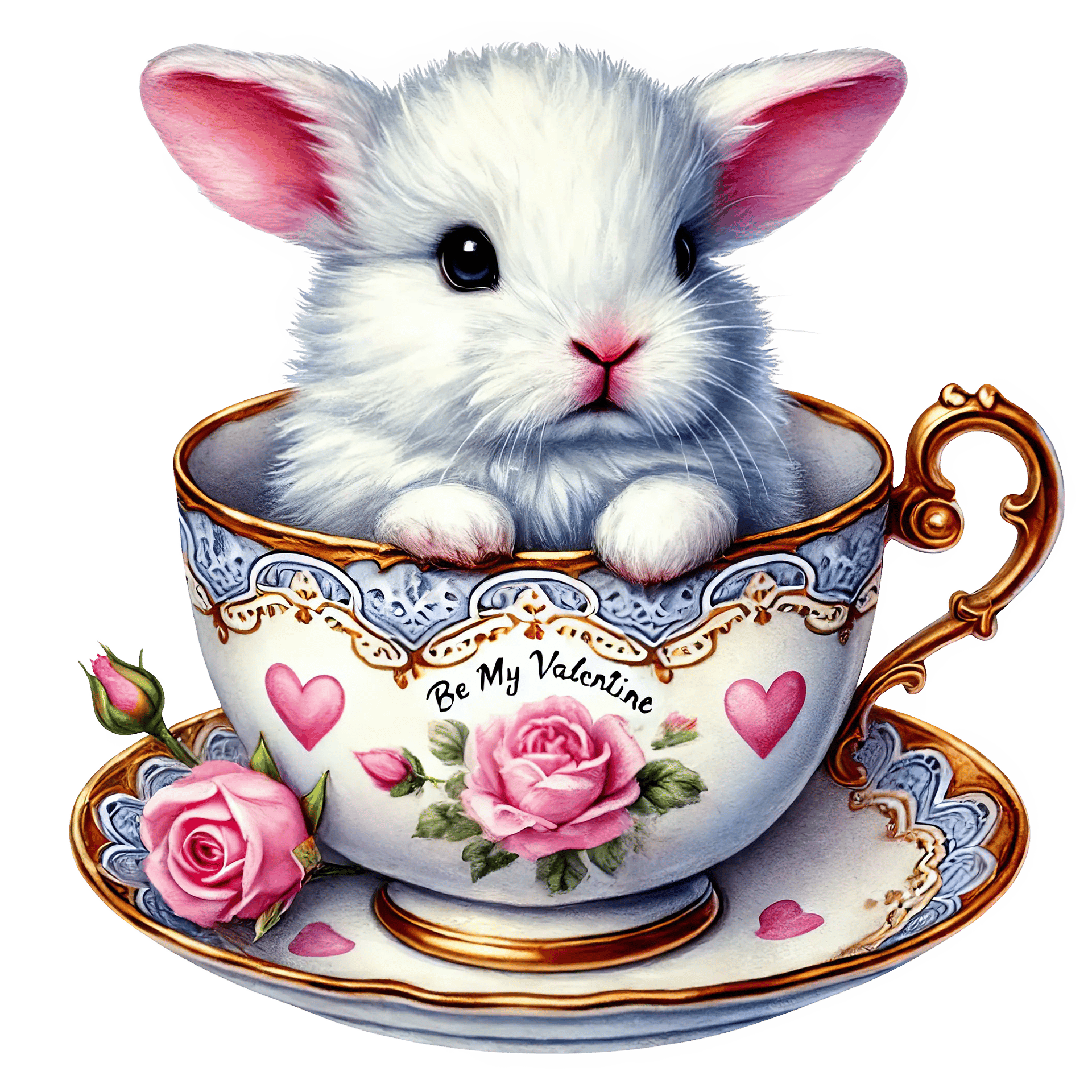 Be My Valentine's Day Bunny Design