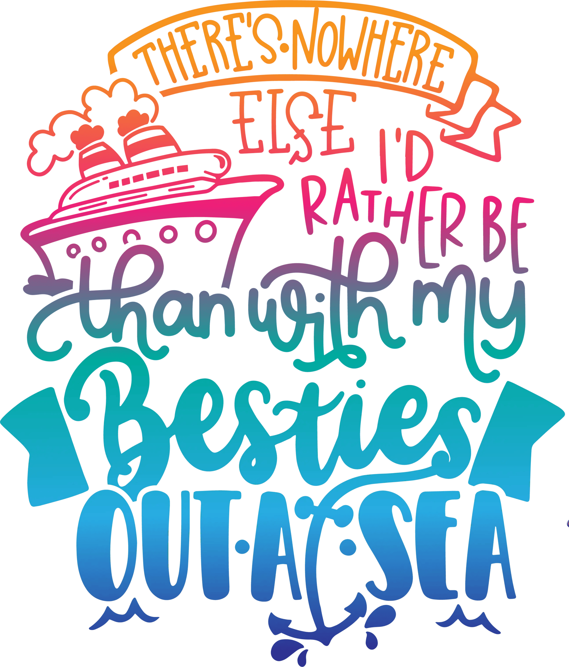 Besties Trip Design - DTF Ready To Press