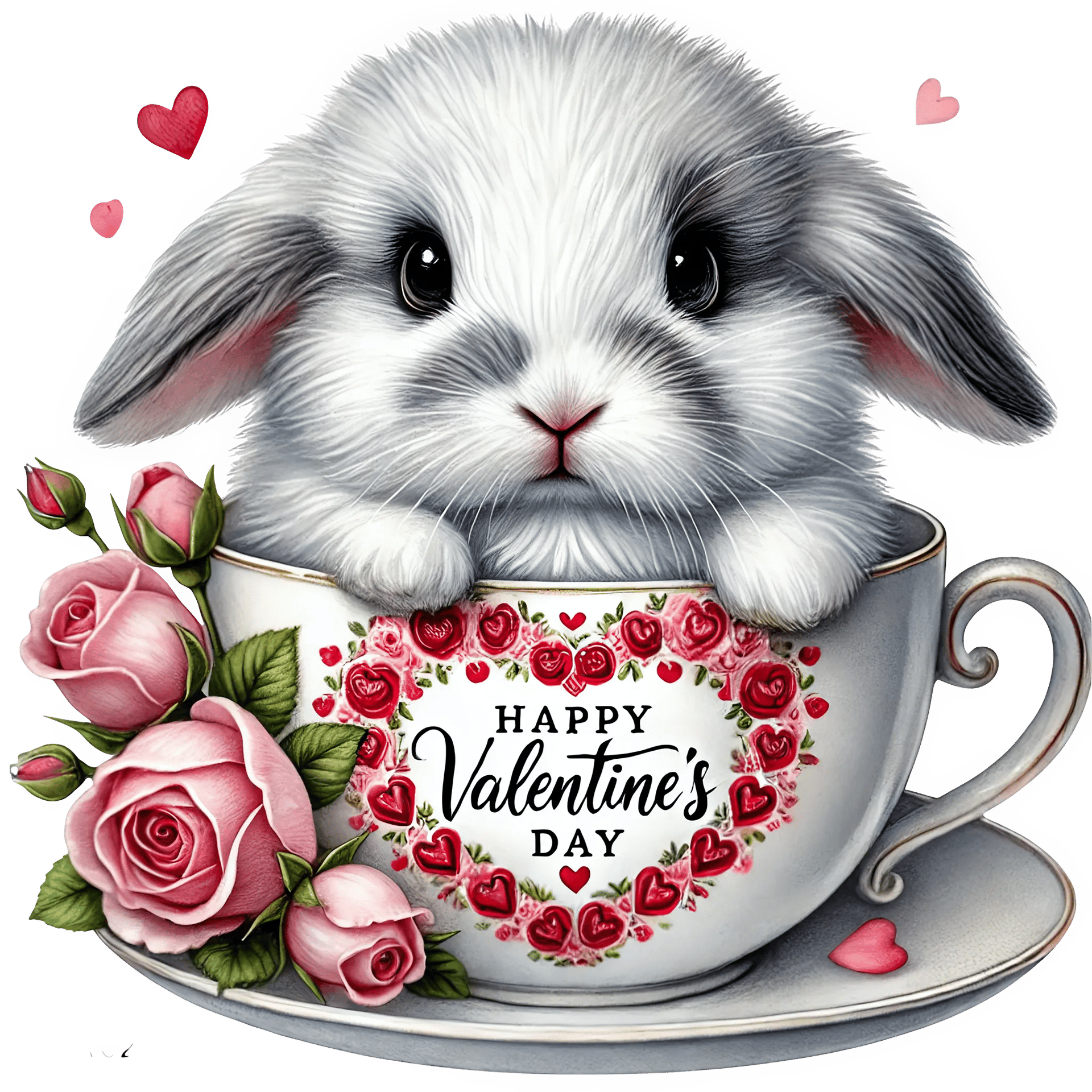 Bunny Valentine's Day Design