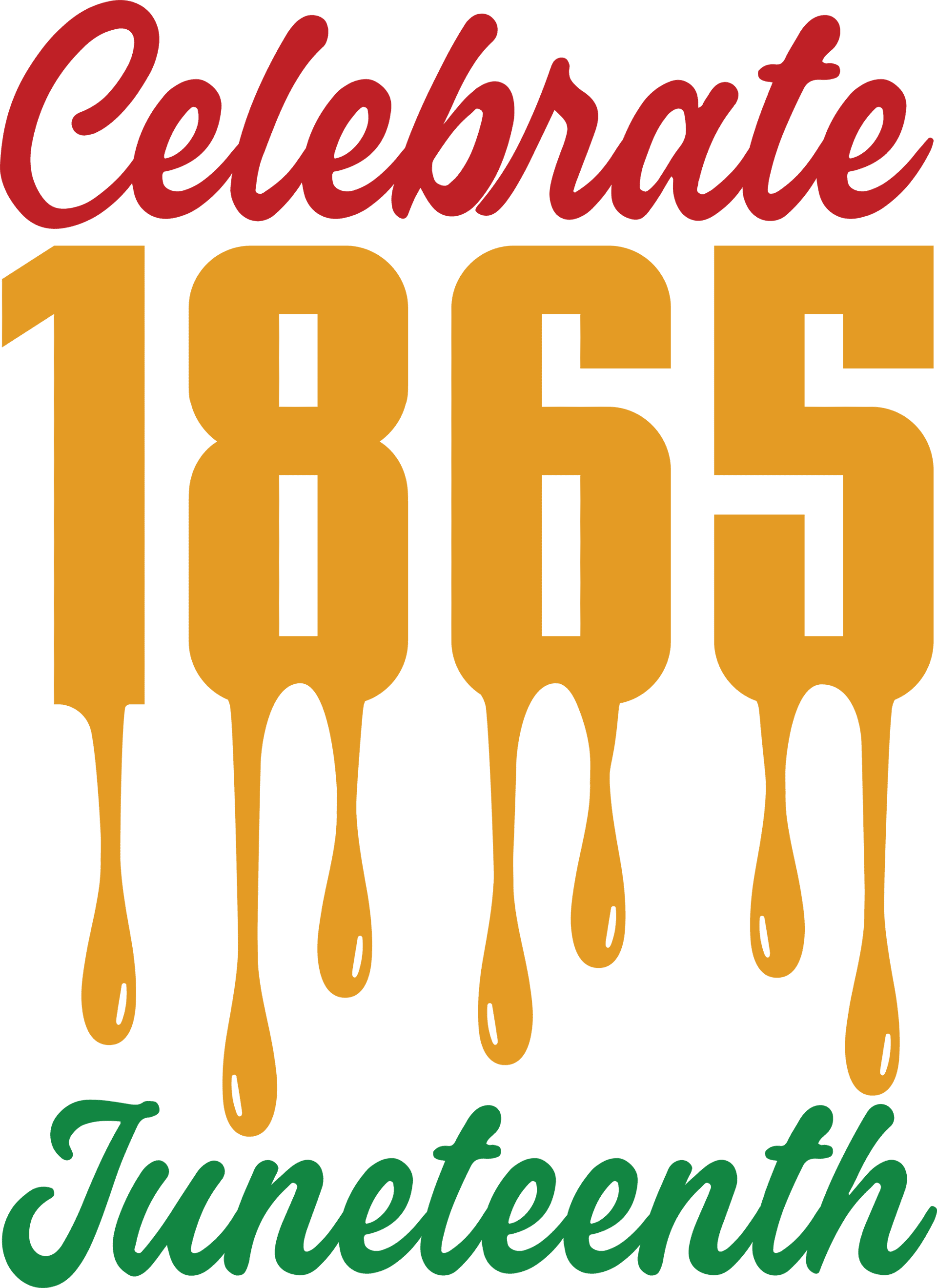 Celabrate Juneteenth Design - DTF Ready To Press