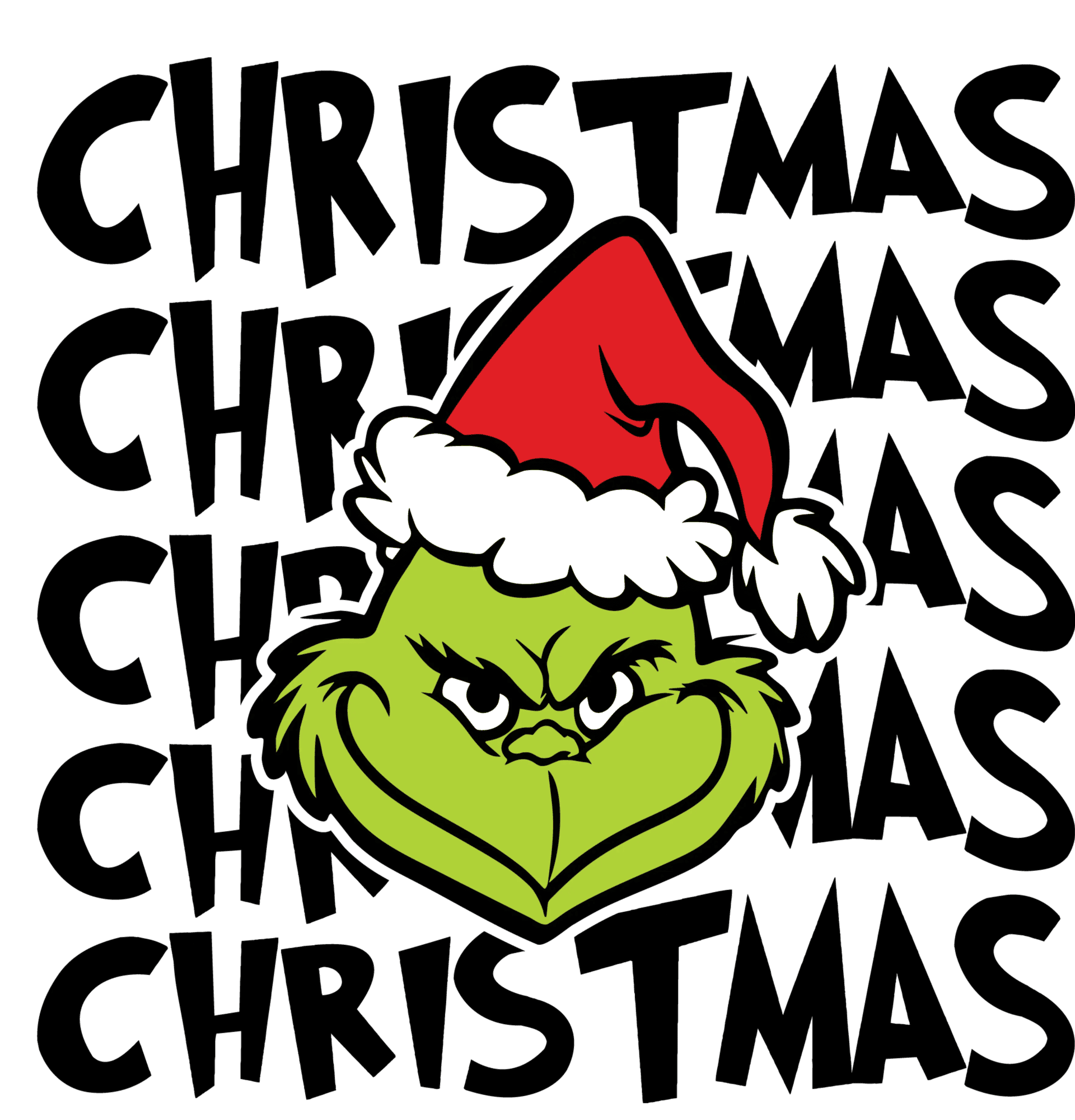 Christmas Grinch Design DTF-Ready to Press