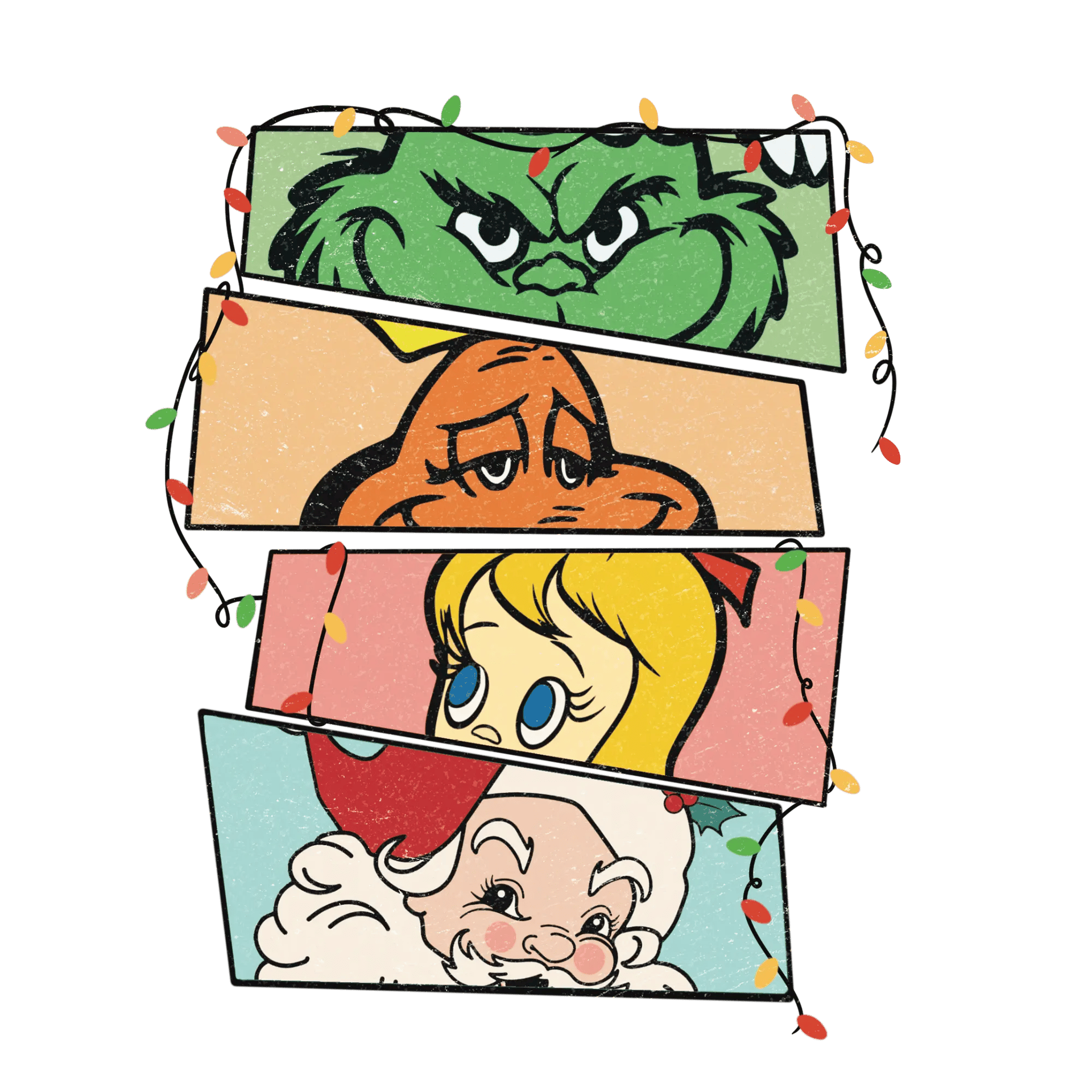 Christmas Grinch Design DTF-Ready to Press (V2)