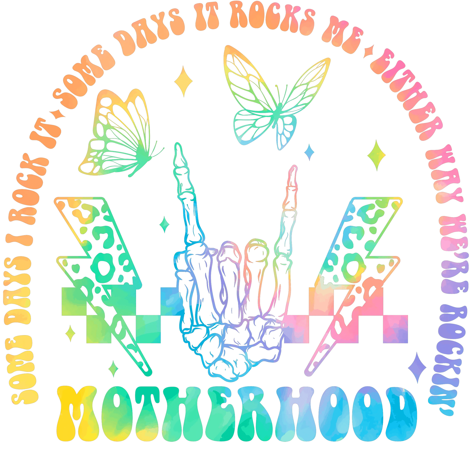 Cool Motherhood Design - DTF Ready To Press