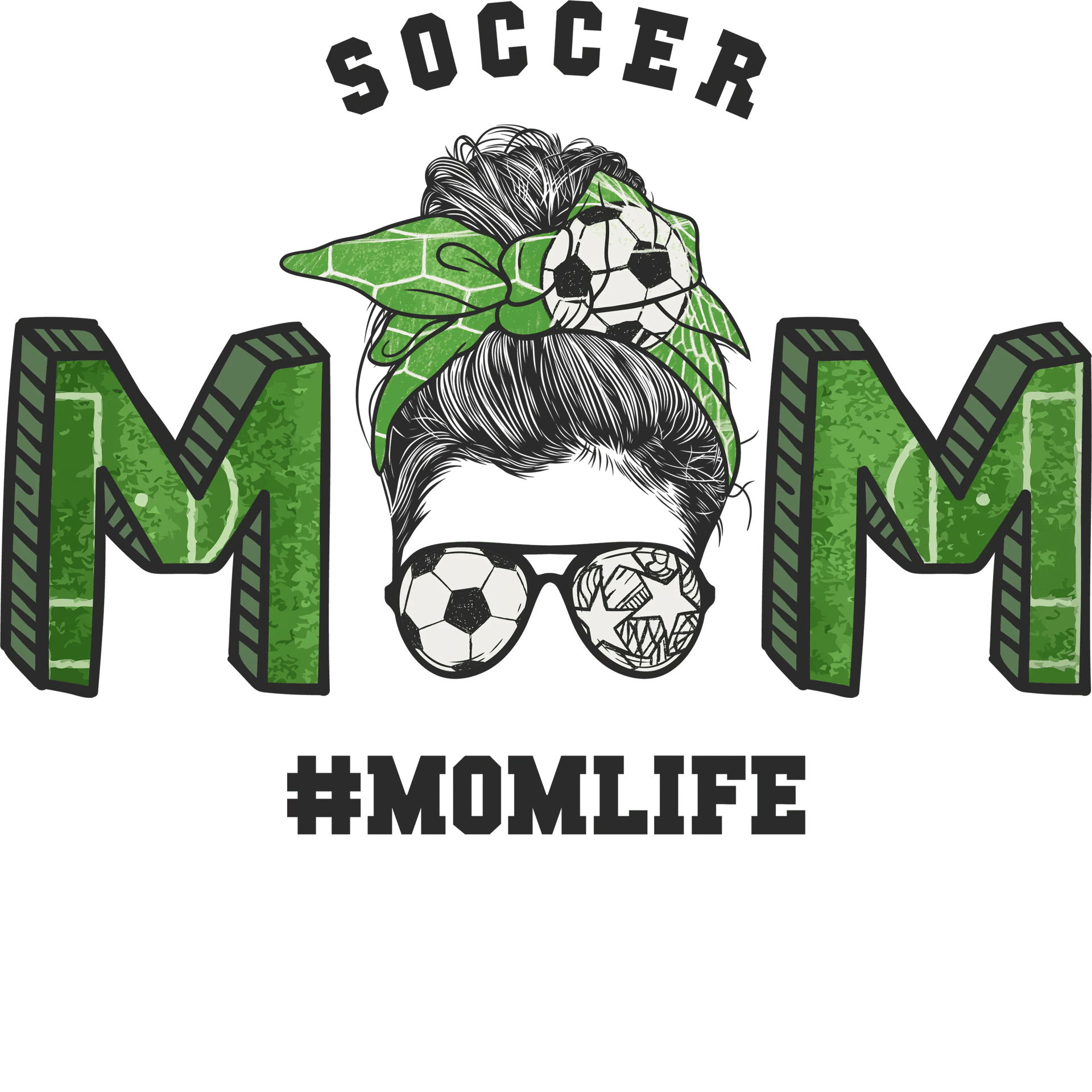 Cool Soccer Mom Design - DTF Ready To Press