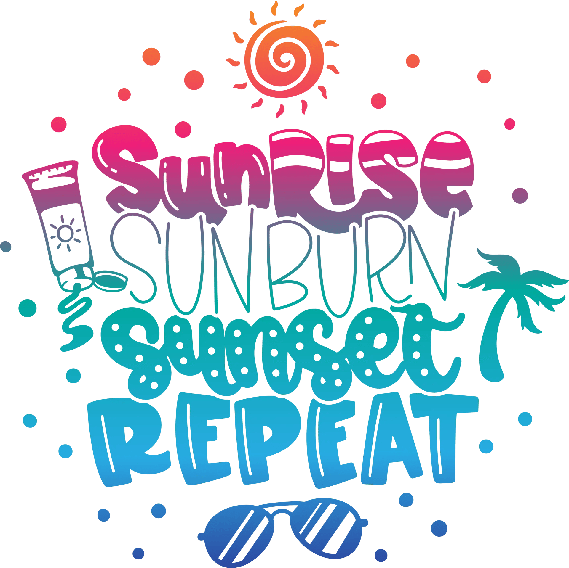 Cool Summer Vibes Design - DTF Ready To Press