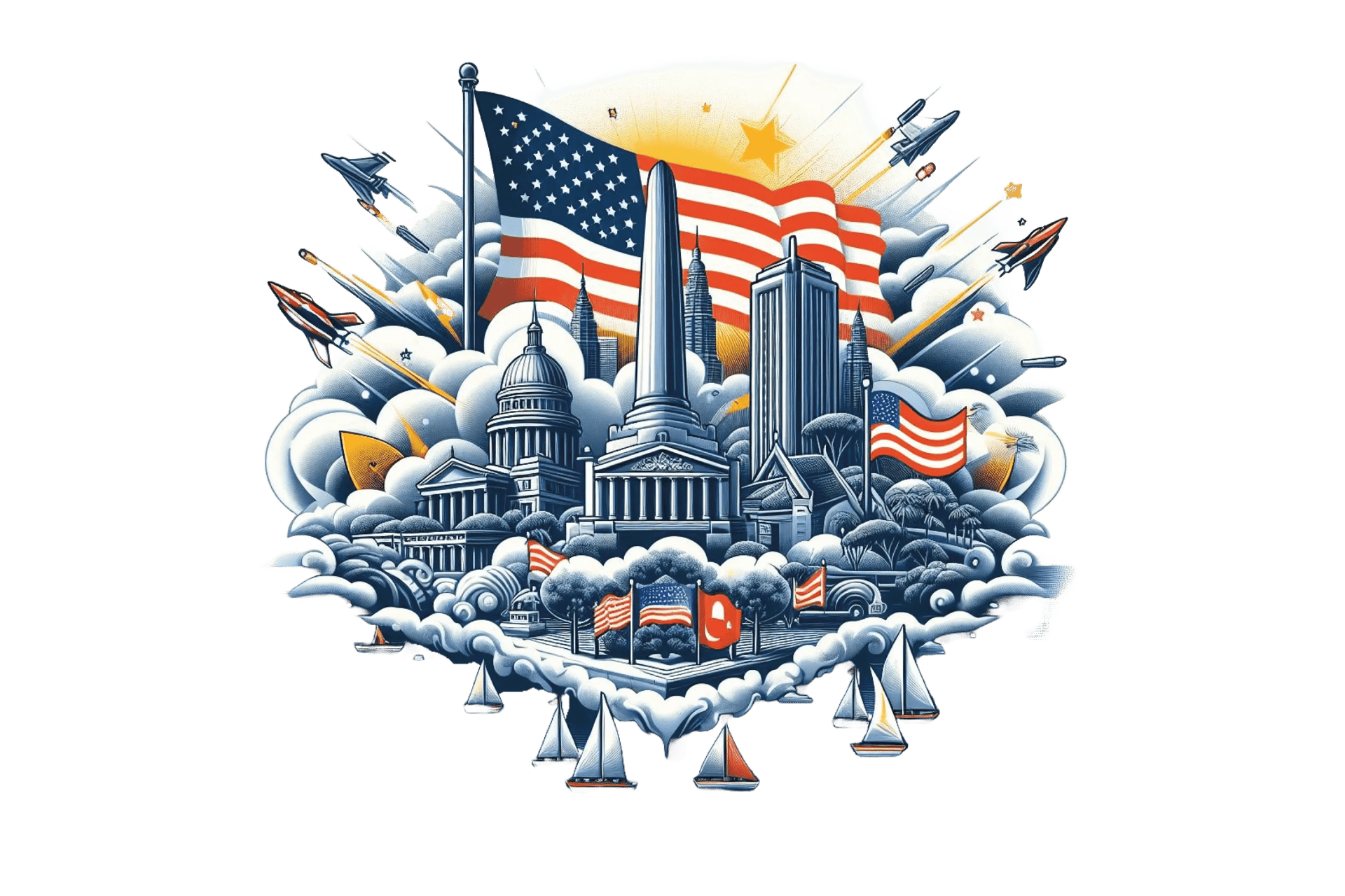 Cool USA Design - DTF Ready To Press