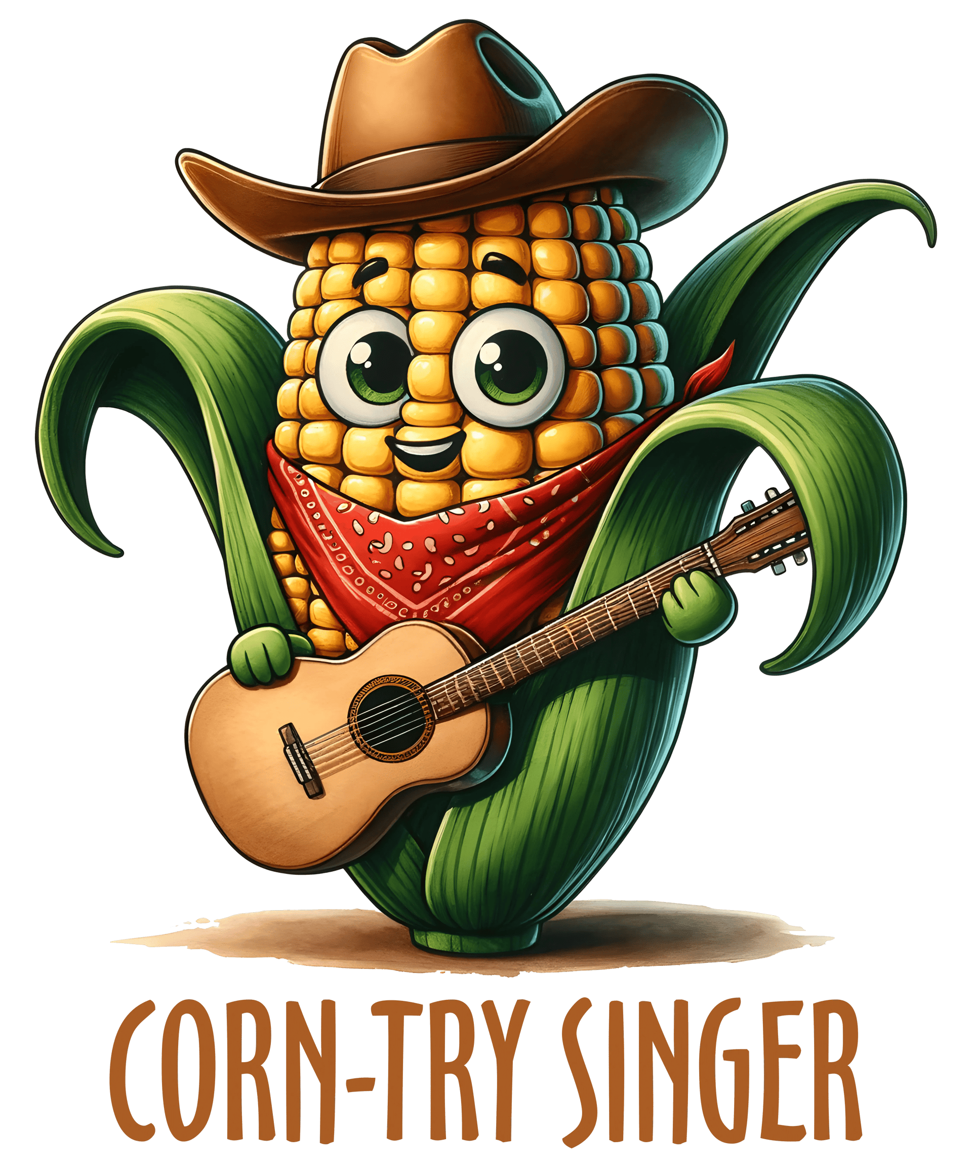 Corn-Try Singer Design - DTF Ready To Press
