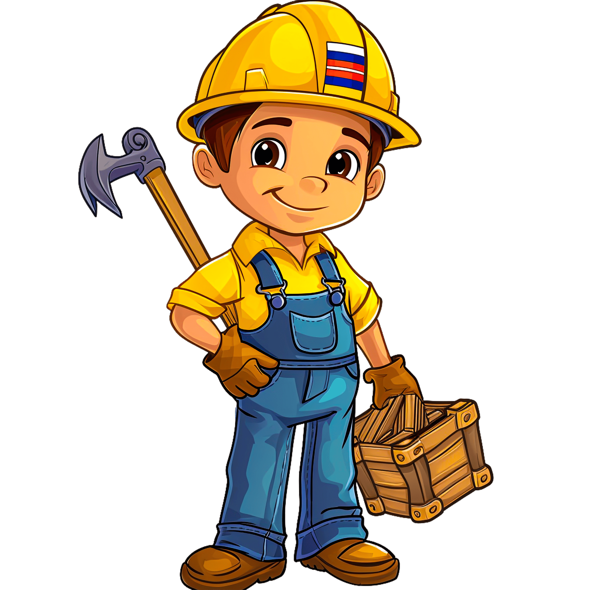Custom Worker Kid DTF Print for Apparel
