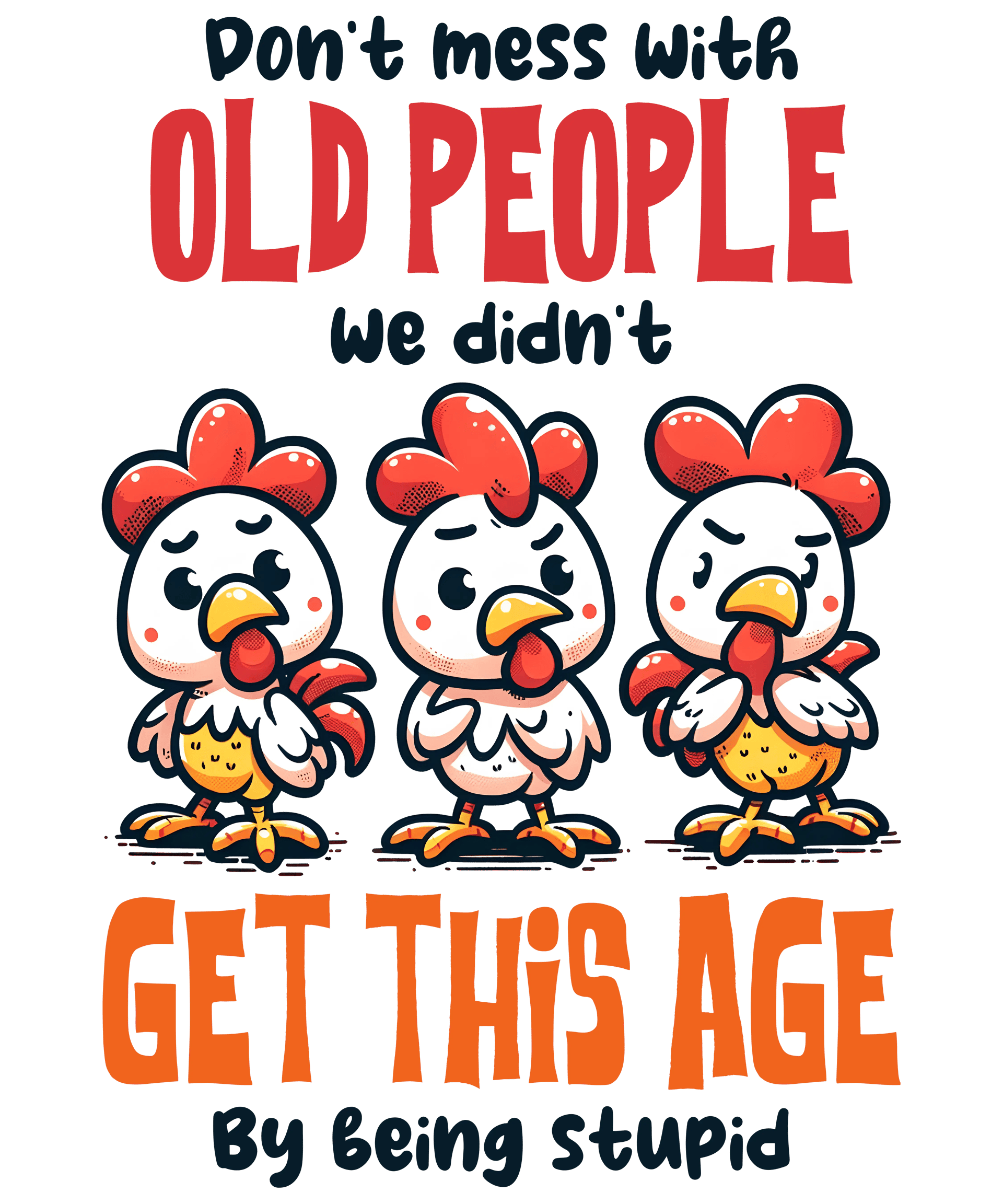Cute Chick Design - DTF Ready To Press