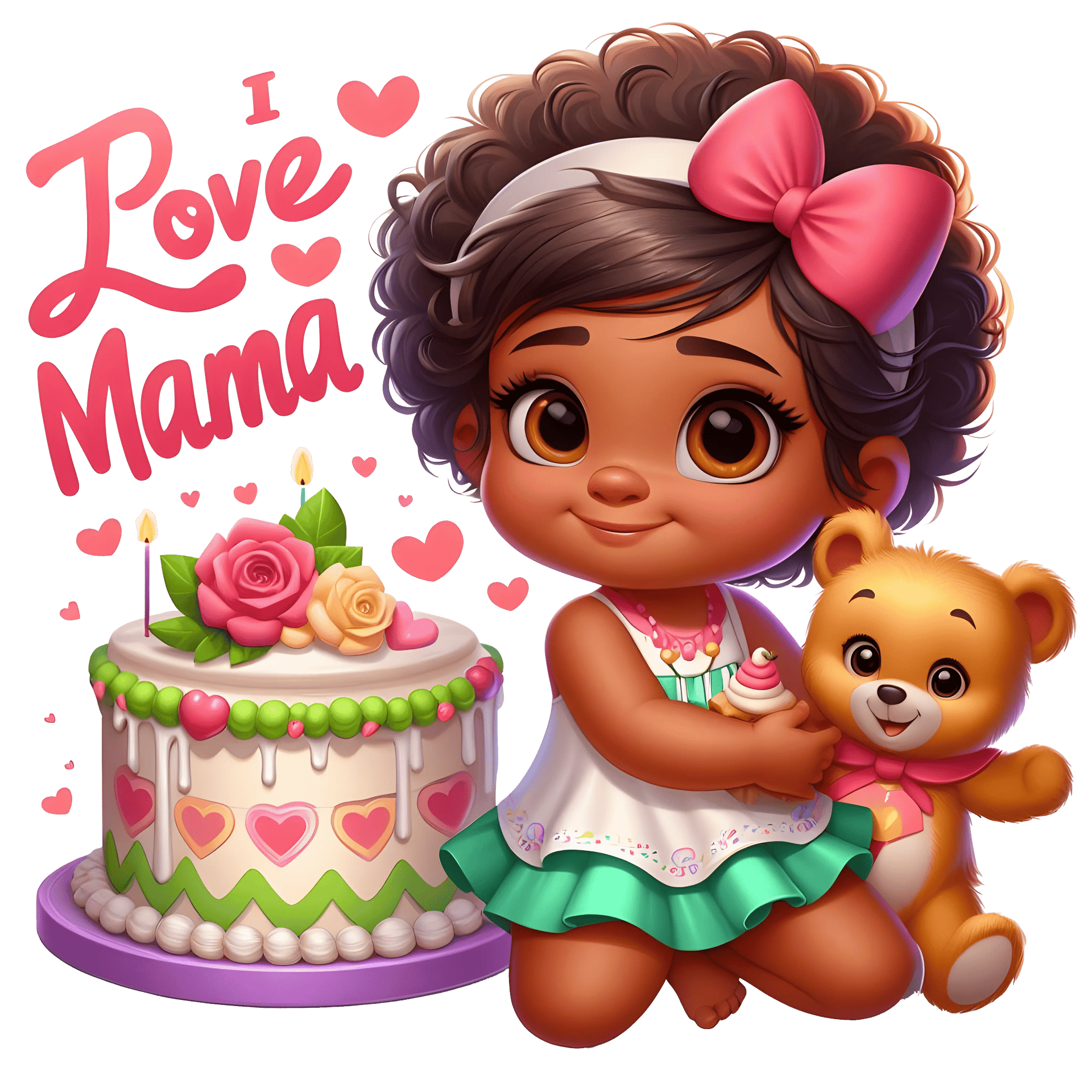 Cute Moana Design - DTF Ready To Press