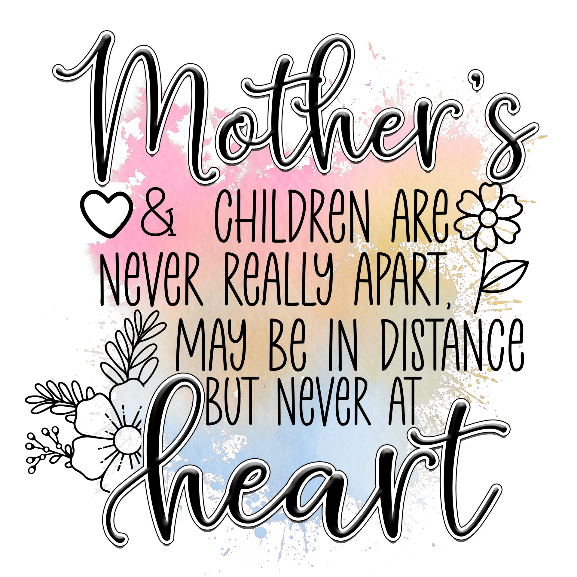 Cute Mother's Day Design - DTF Ready To Press