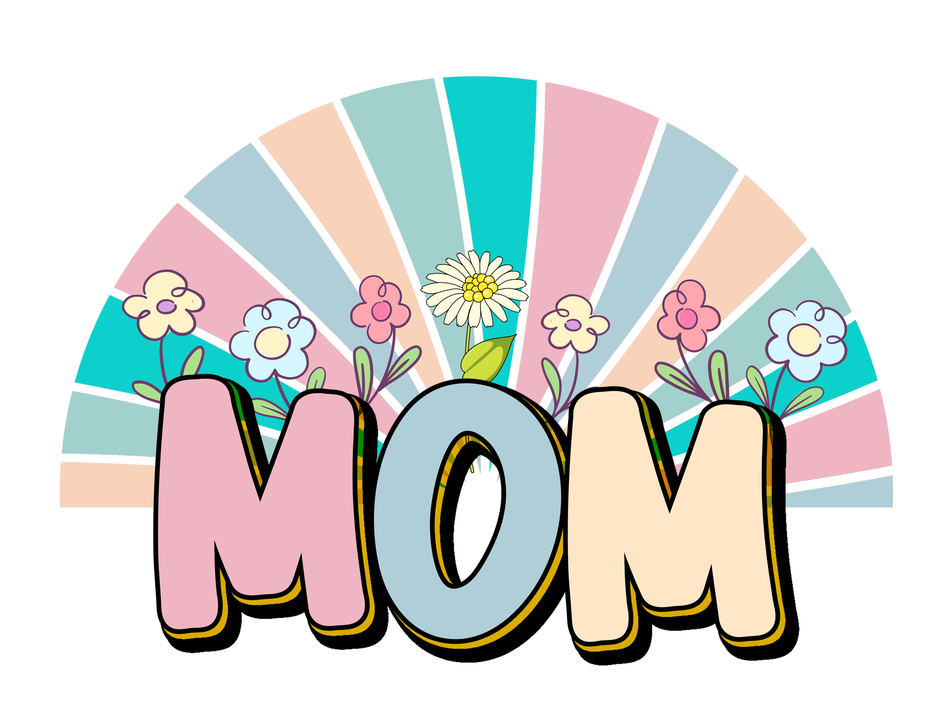 Cute Mother's Day Design - DTF Ready To Press
