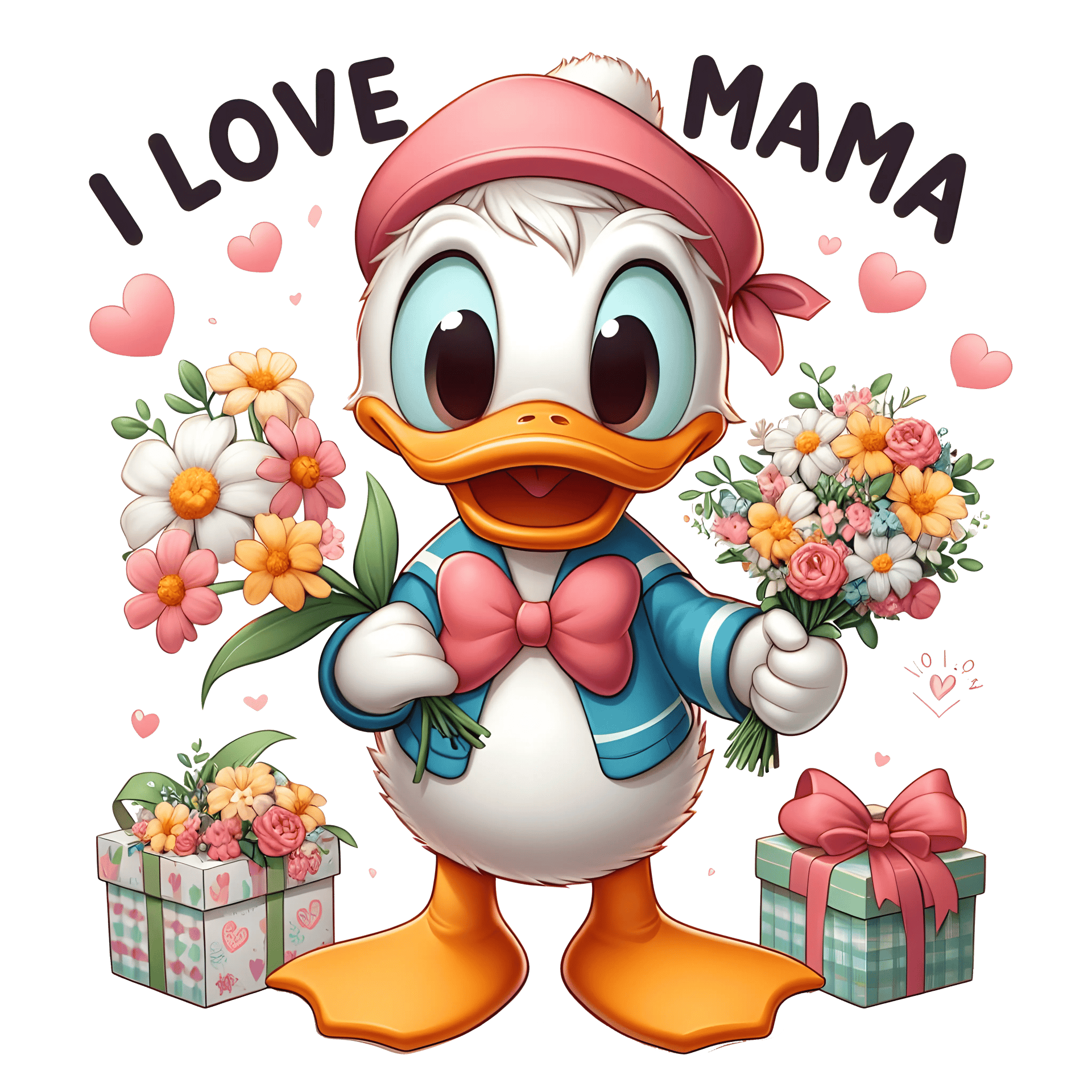 Daisy Duck Mother's Day Design Ready to Press