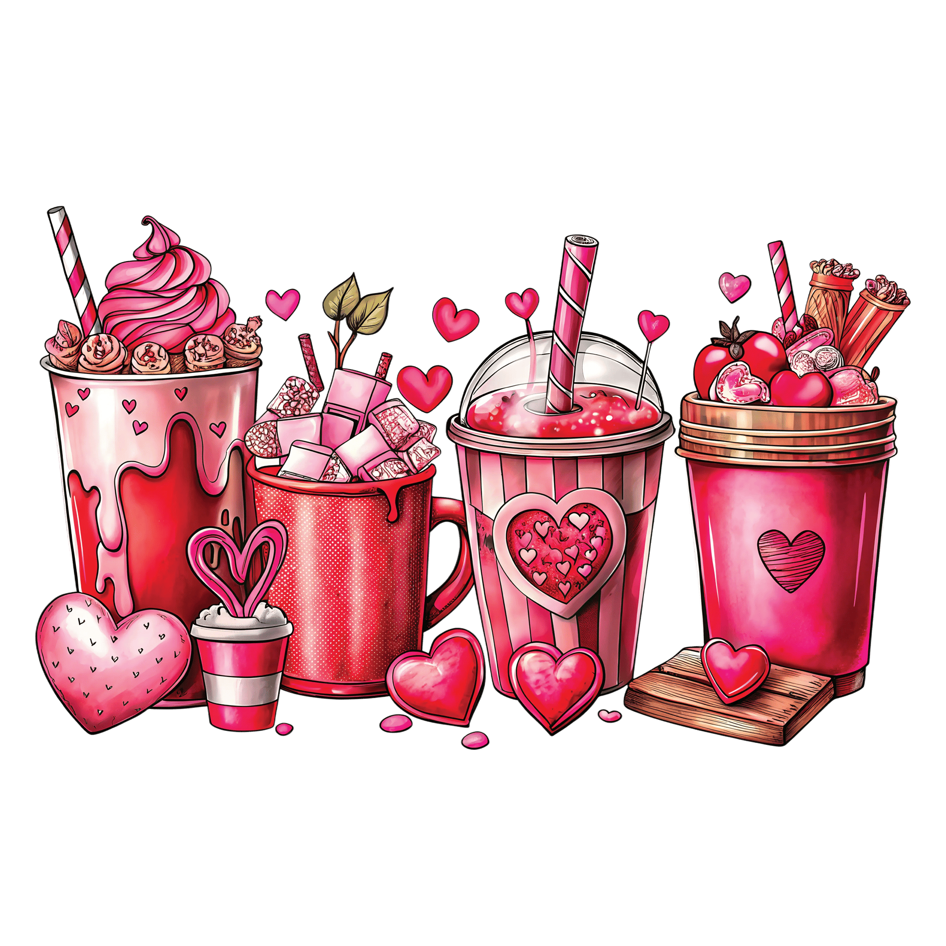 Valentine's Day Coffee Design
