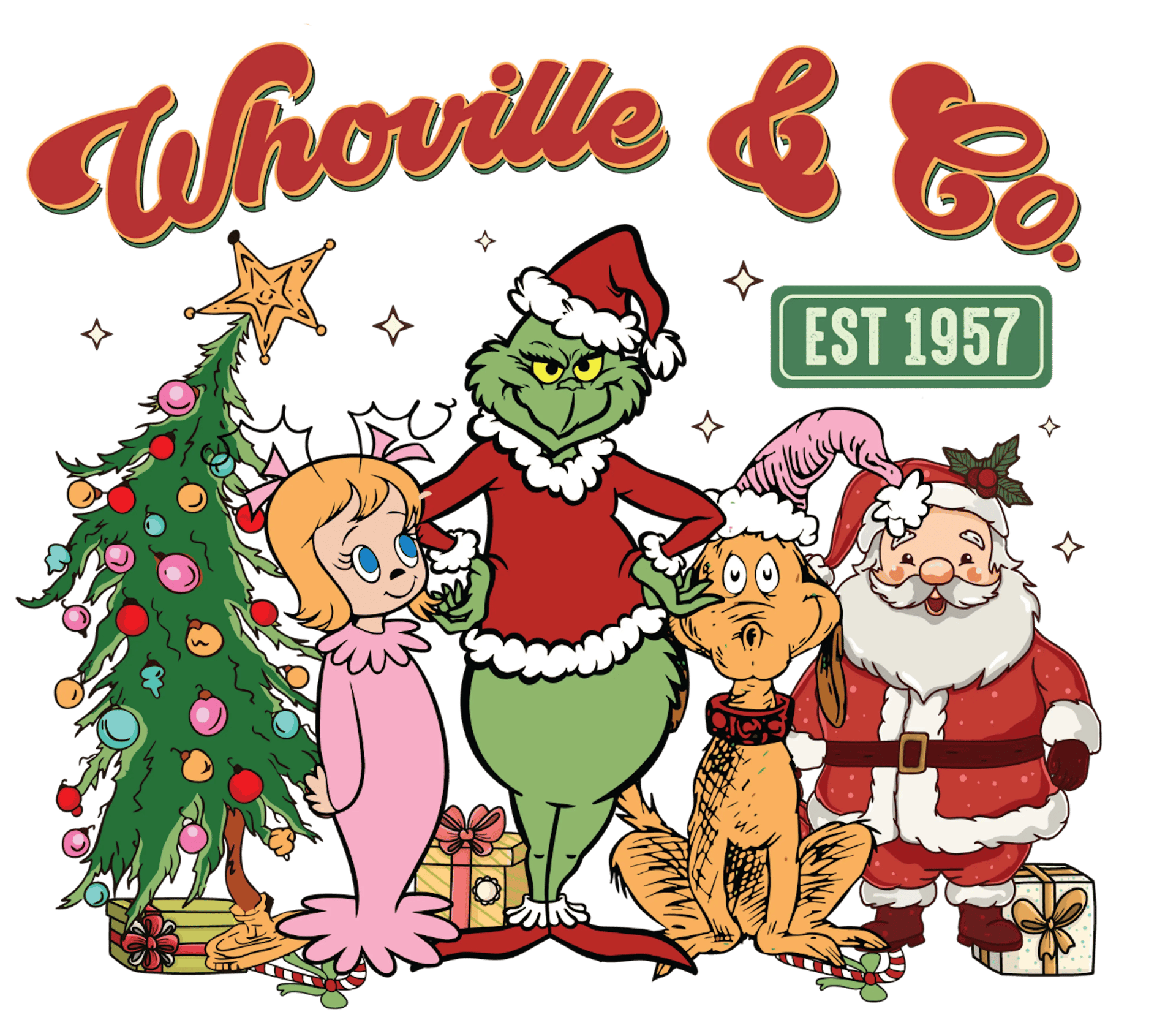 Whoville Co Christmas Grinch Design