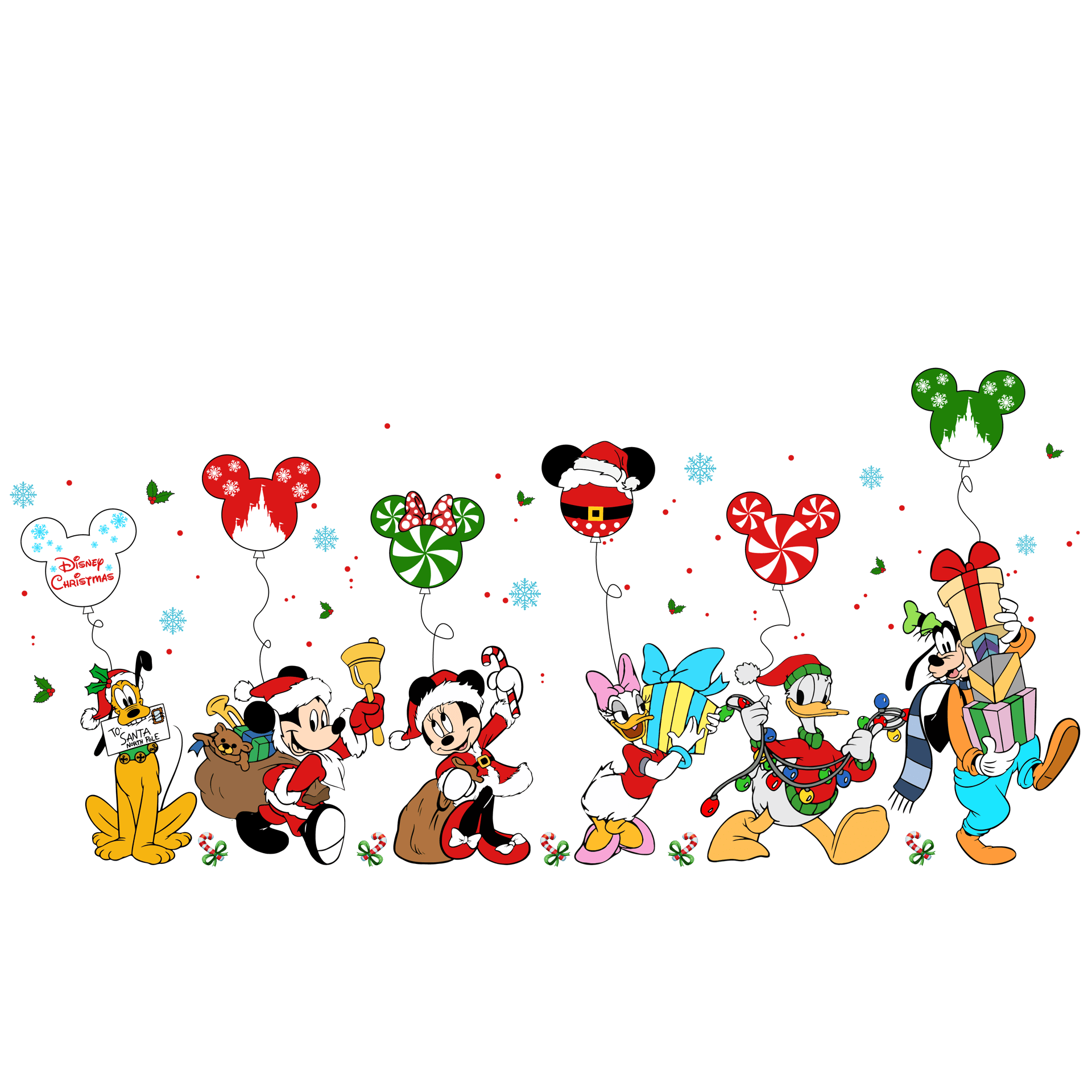 Disney Christmas Design - DTF Ready To Press