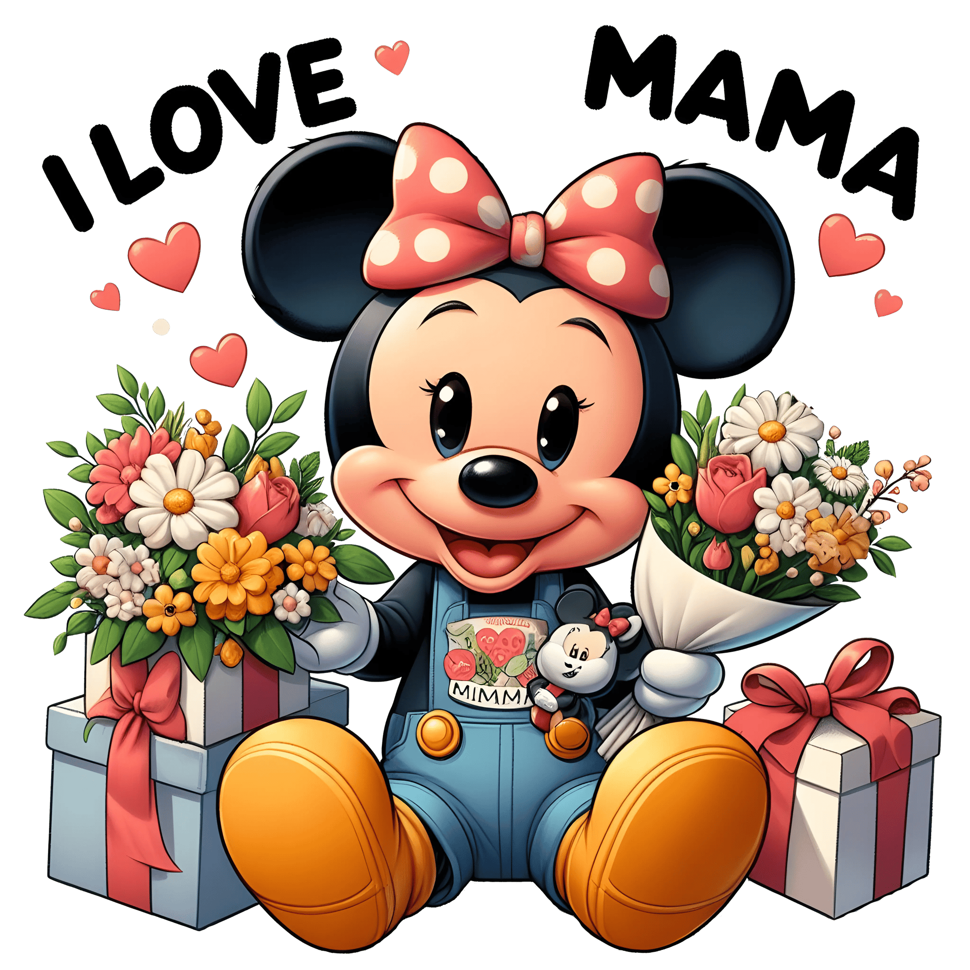 Lovely Mama Minnie DTF Design Ready to Press V1