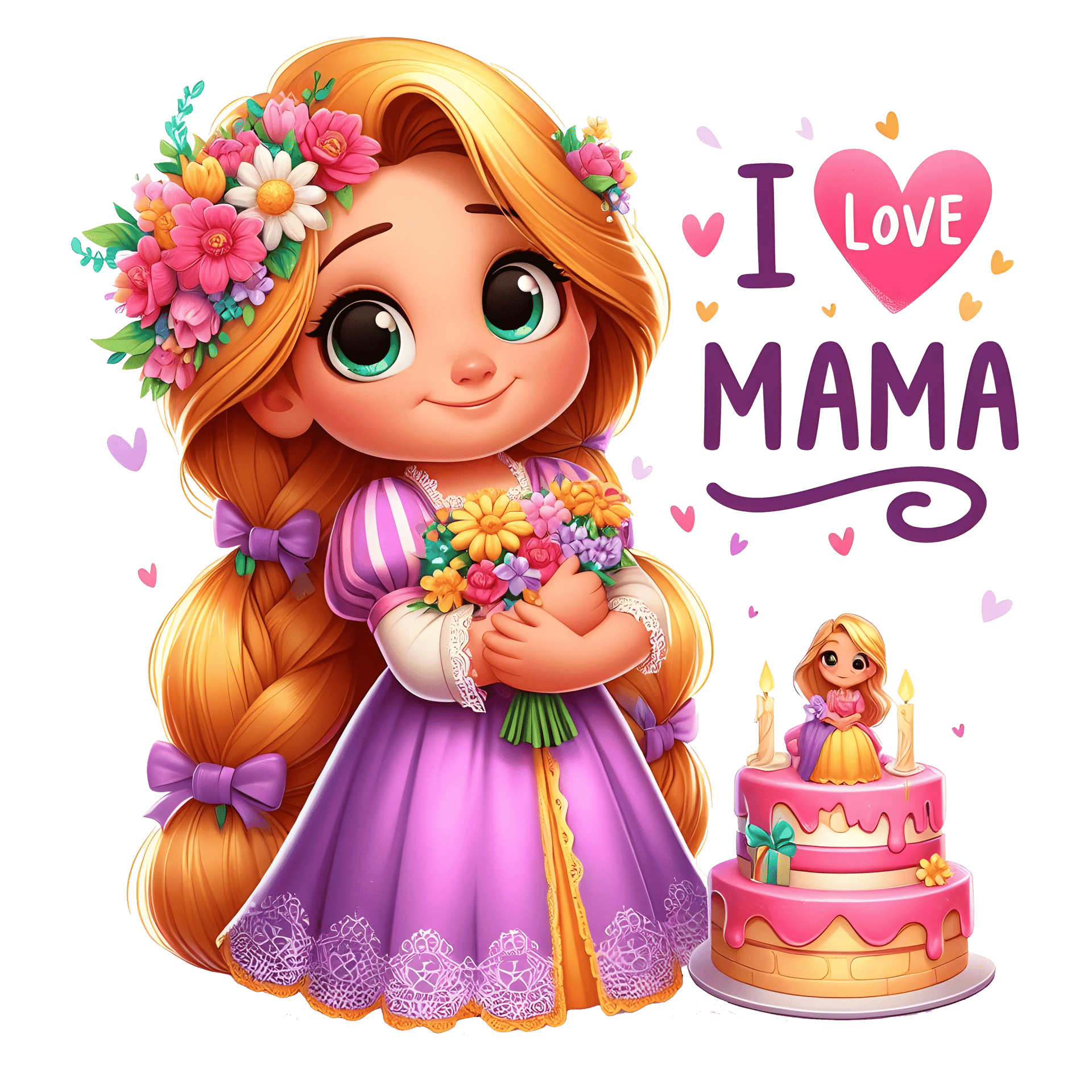 Sweet Mother's Day DTF Design Ready to Press