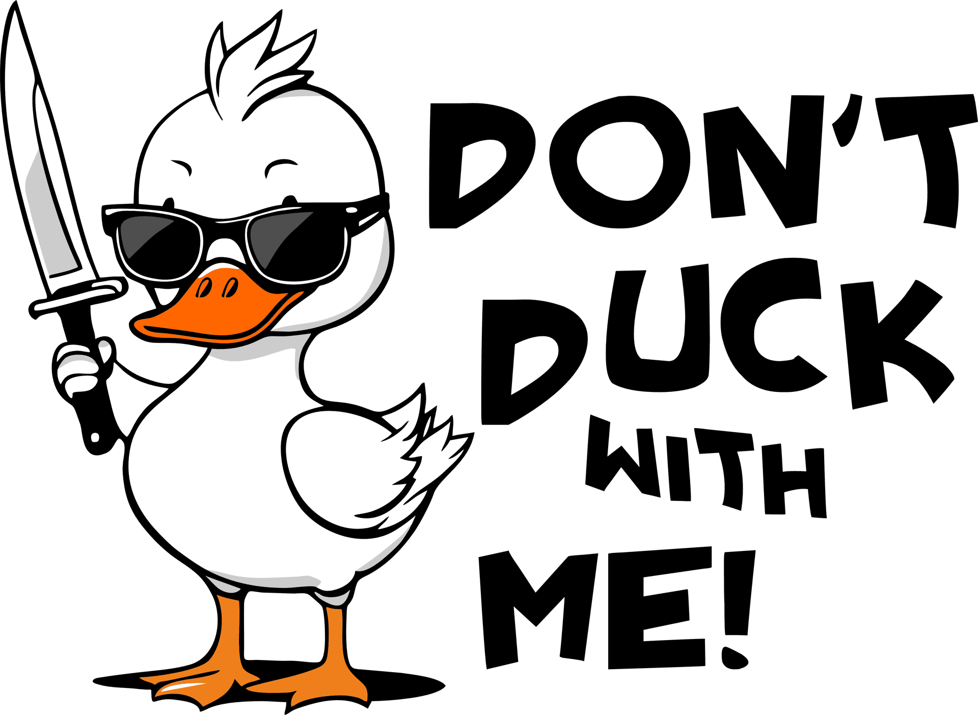 Bold Duck Design DTF Ready to Press V1