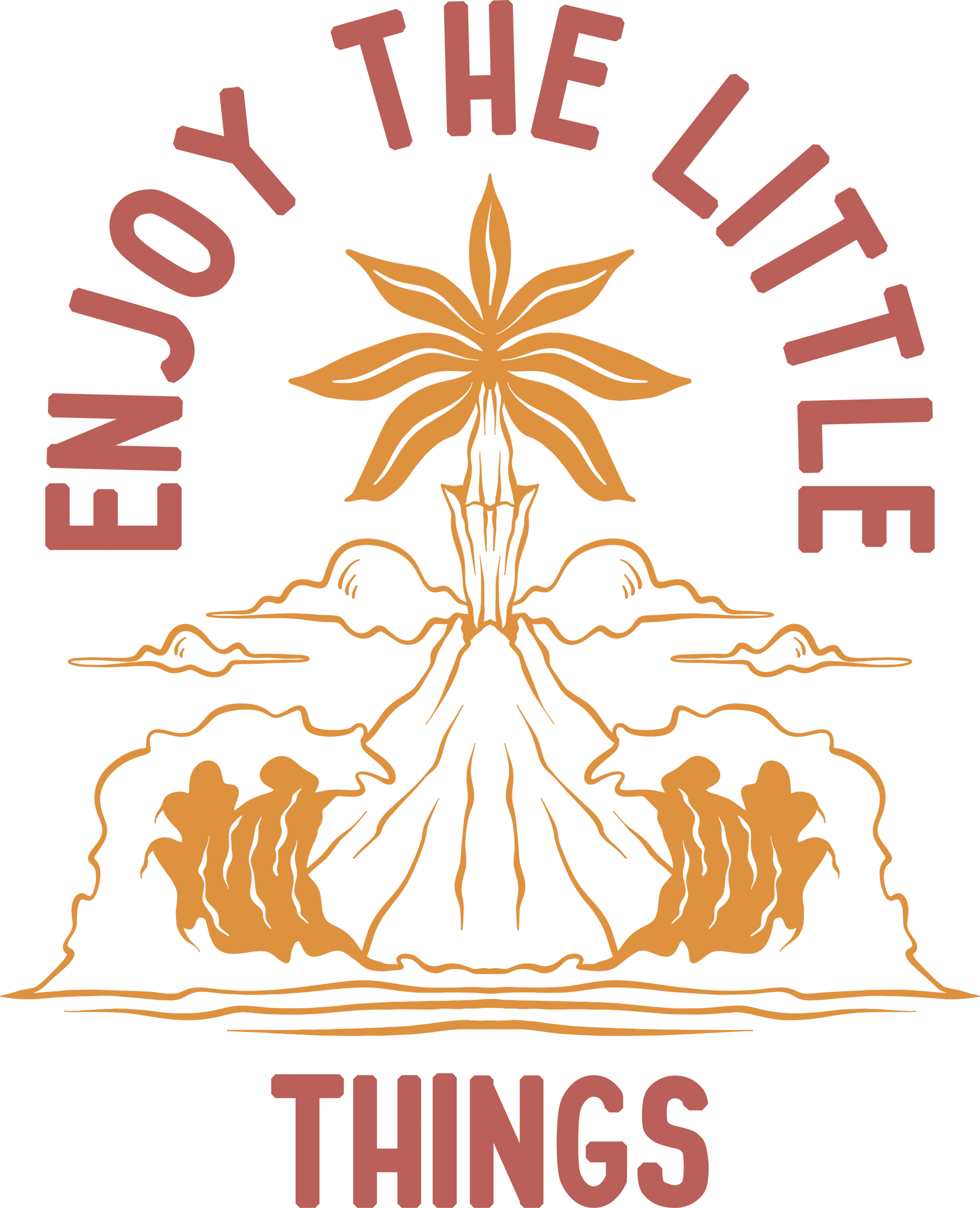 Enjoy The Little Things Design - DTF Ready To Press