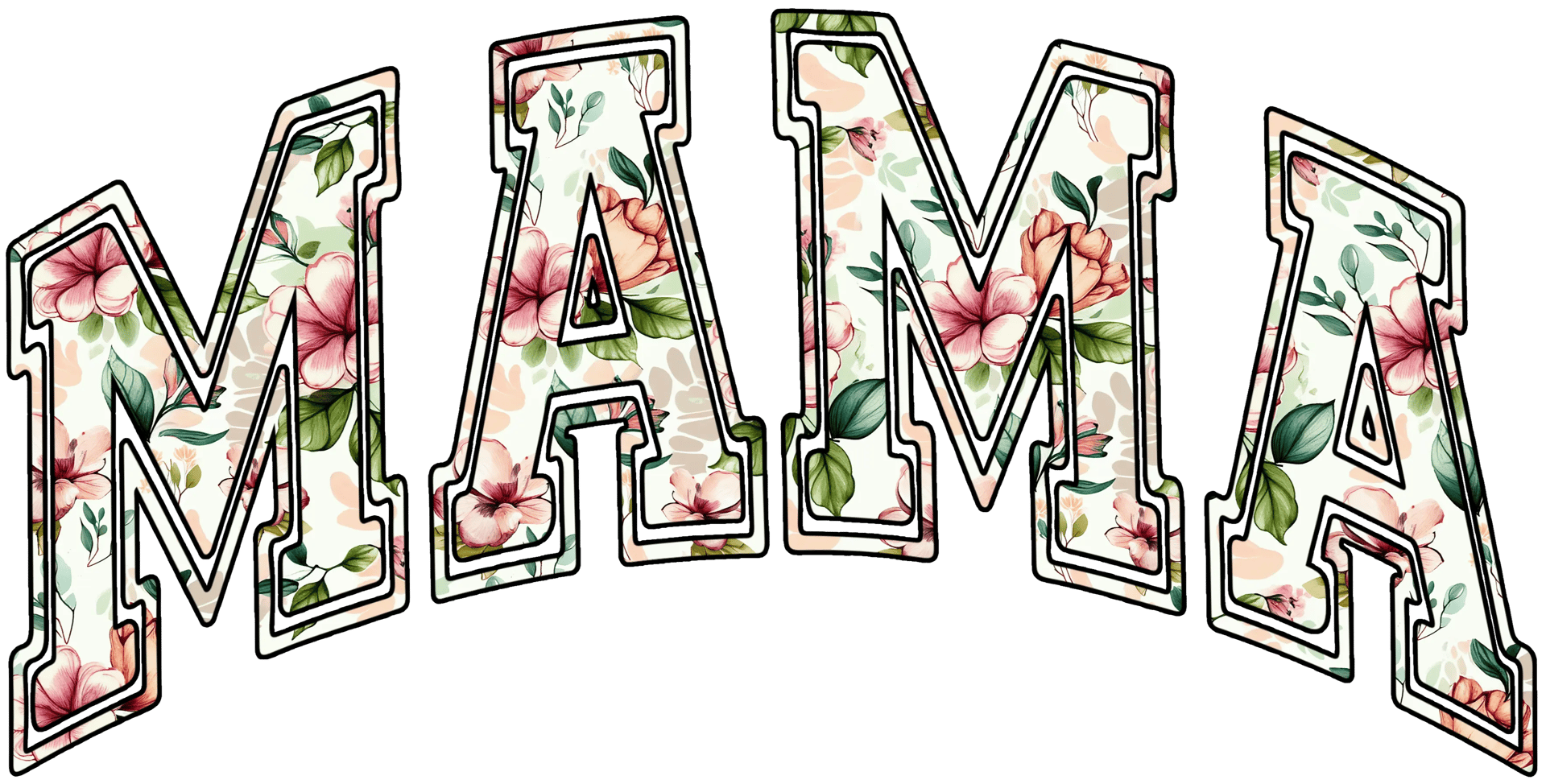 Floral Mama Design - DTF Ready To Press