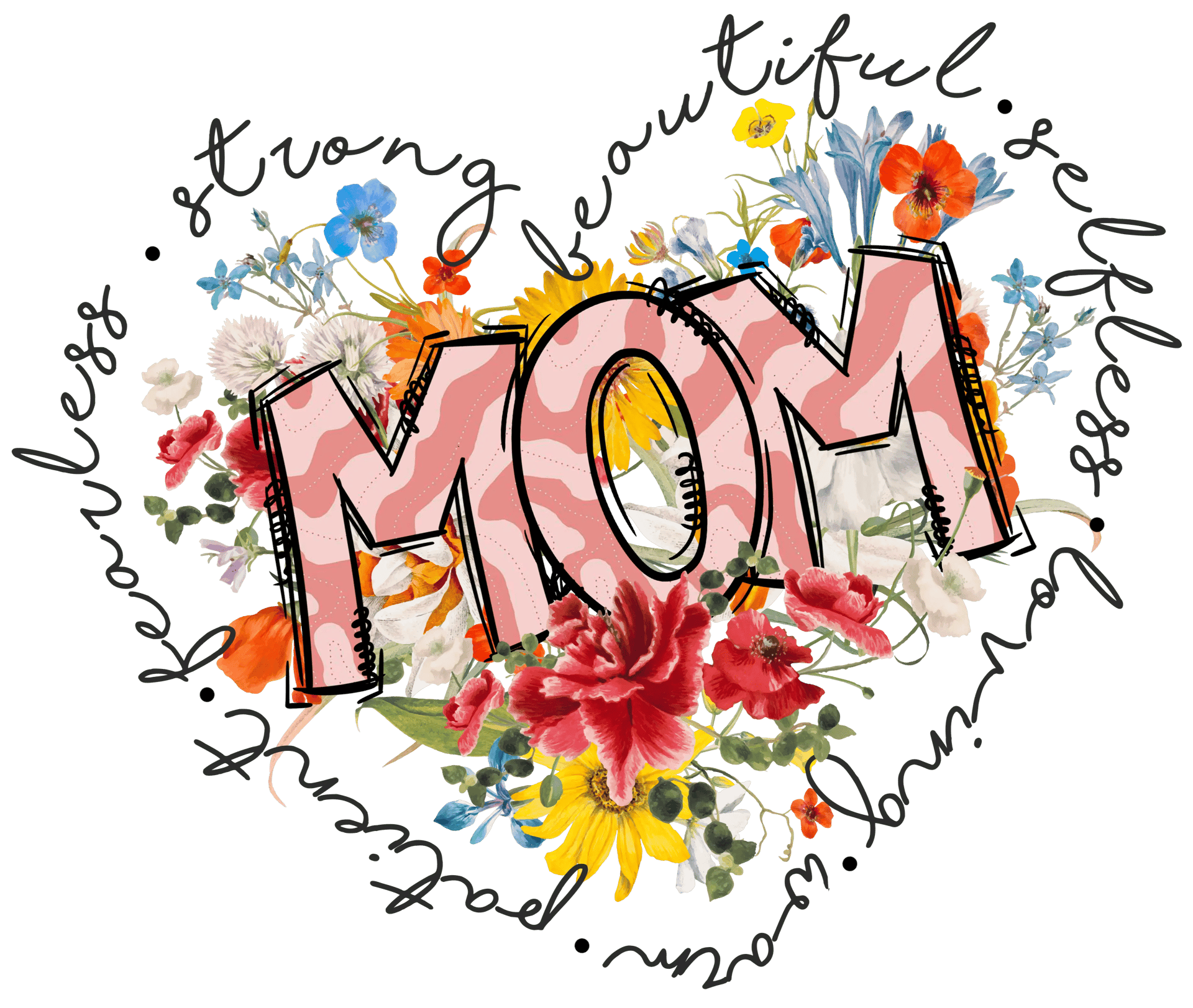 Floral Mother's Day Design DTF-Ready Press (V1)