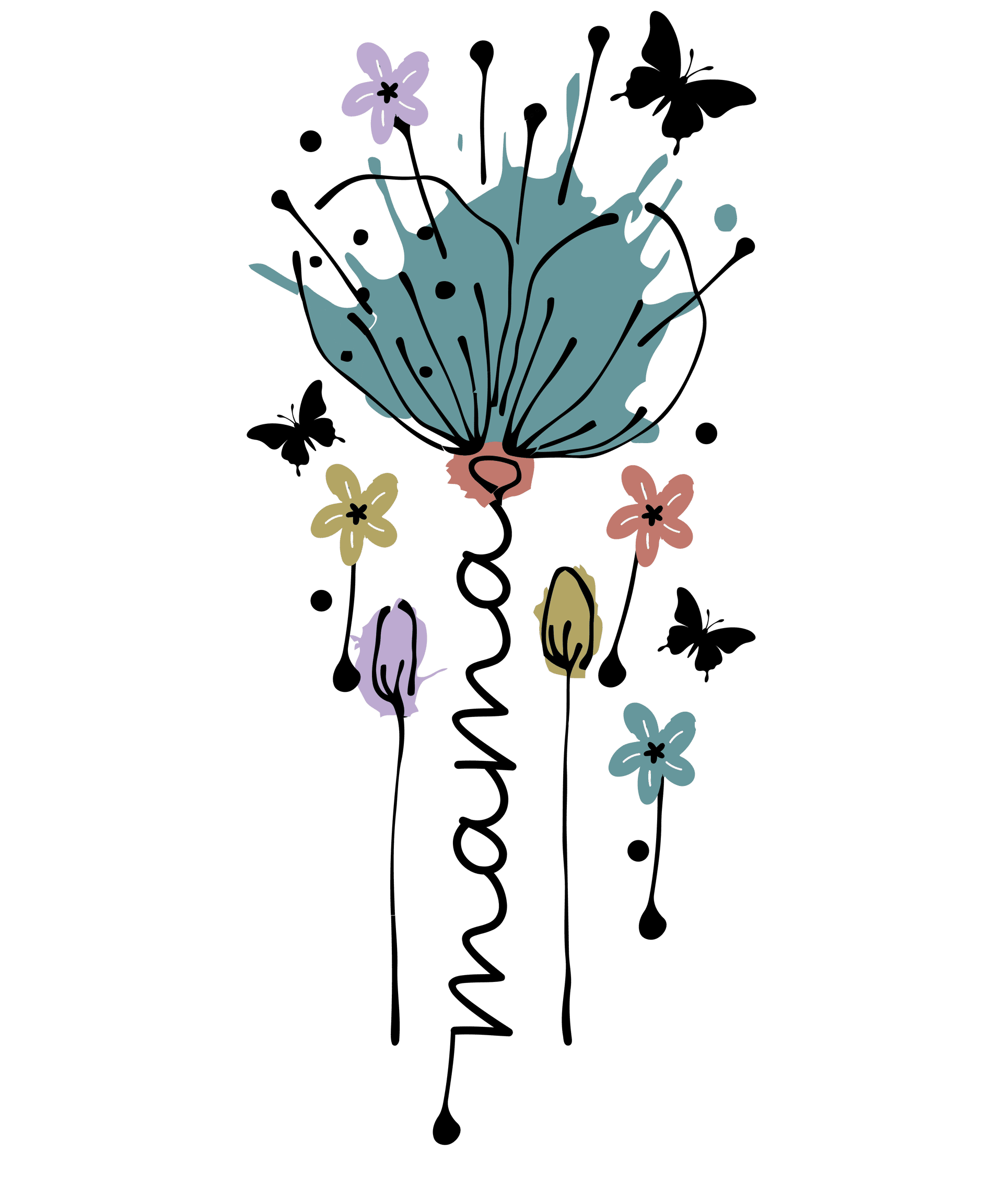 Floral Mother's Day Design DTF-Ready Press (V2) | DTF Dallasf