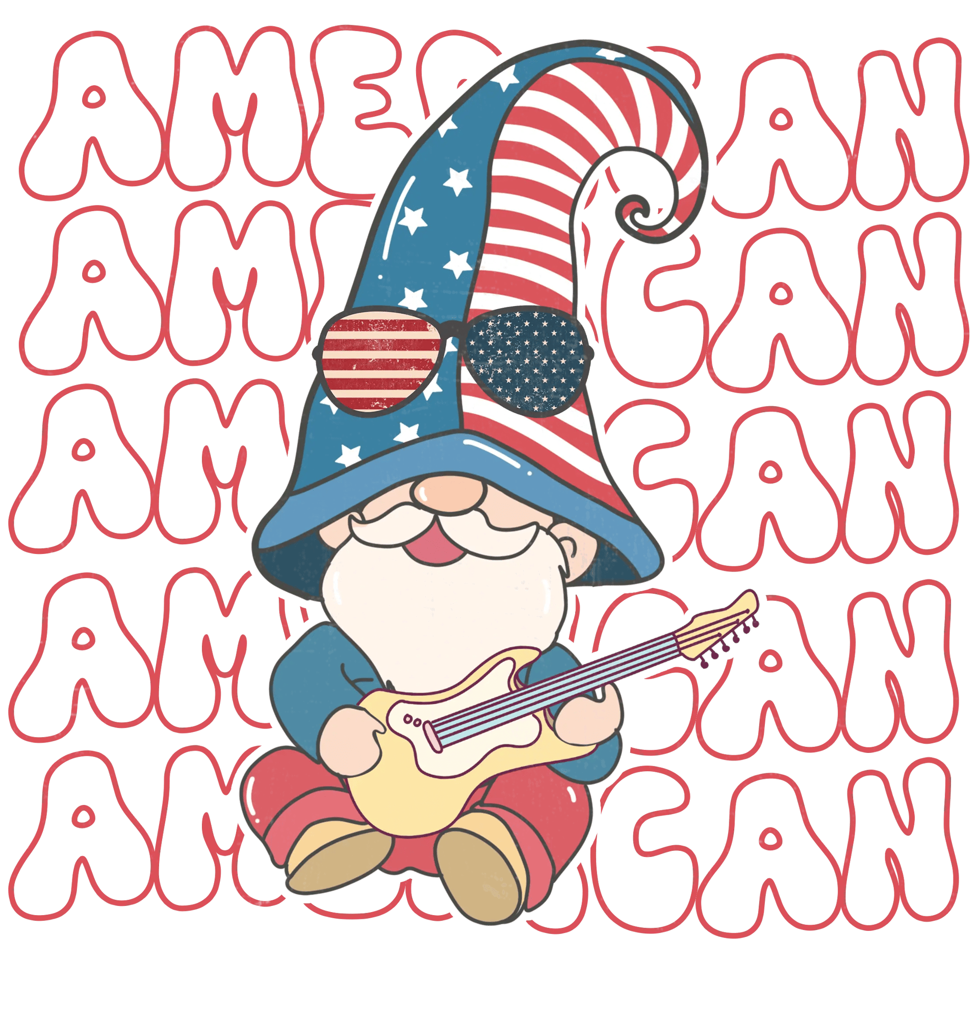 Funny 4th of July Design DTF-Ready Press (V2)