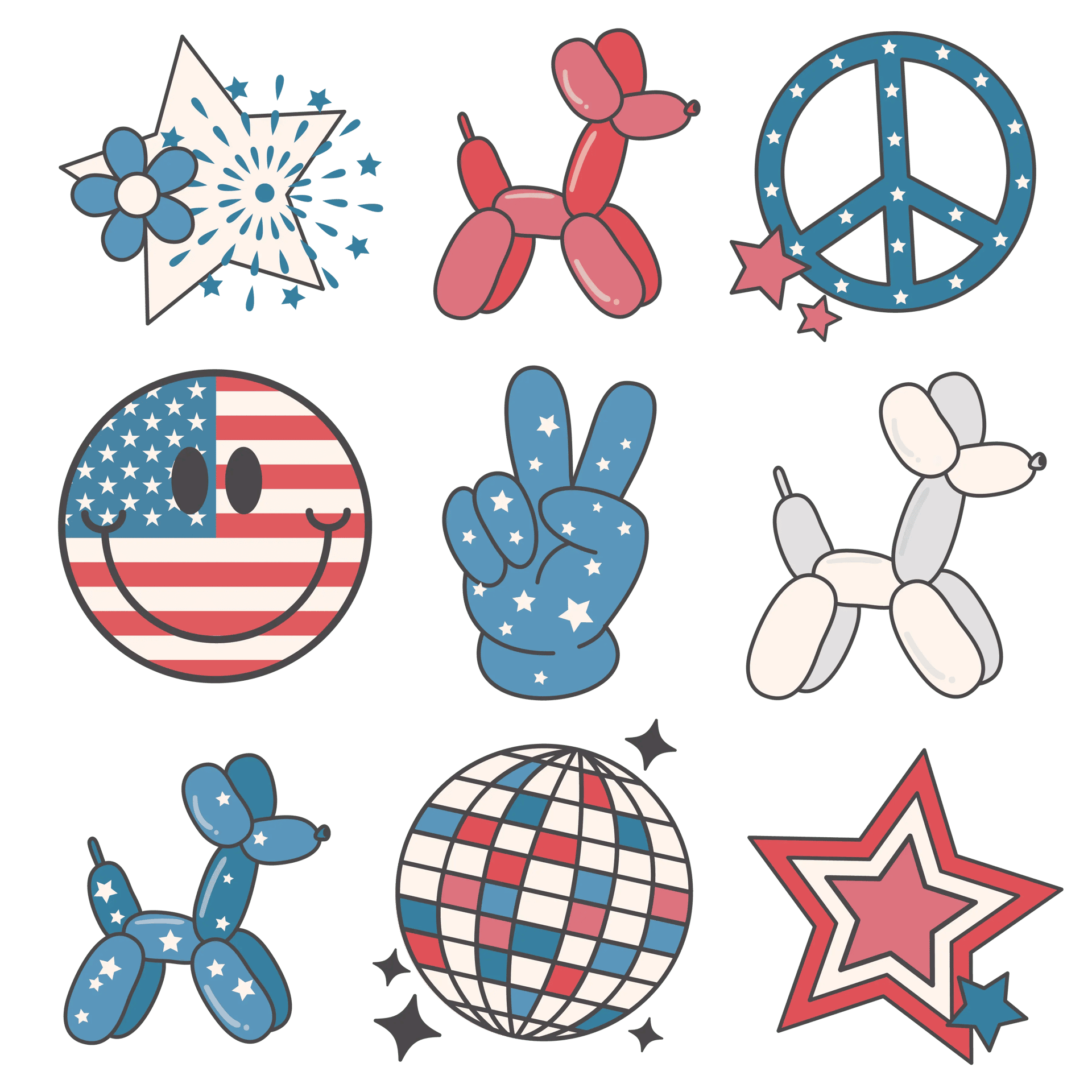 Funny 4th of July Design DTF-Ready Press (V1)