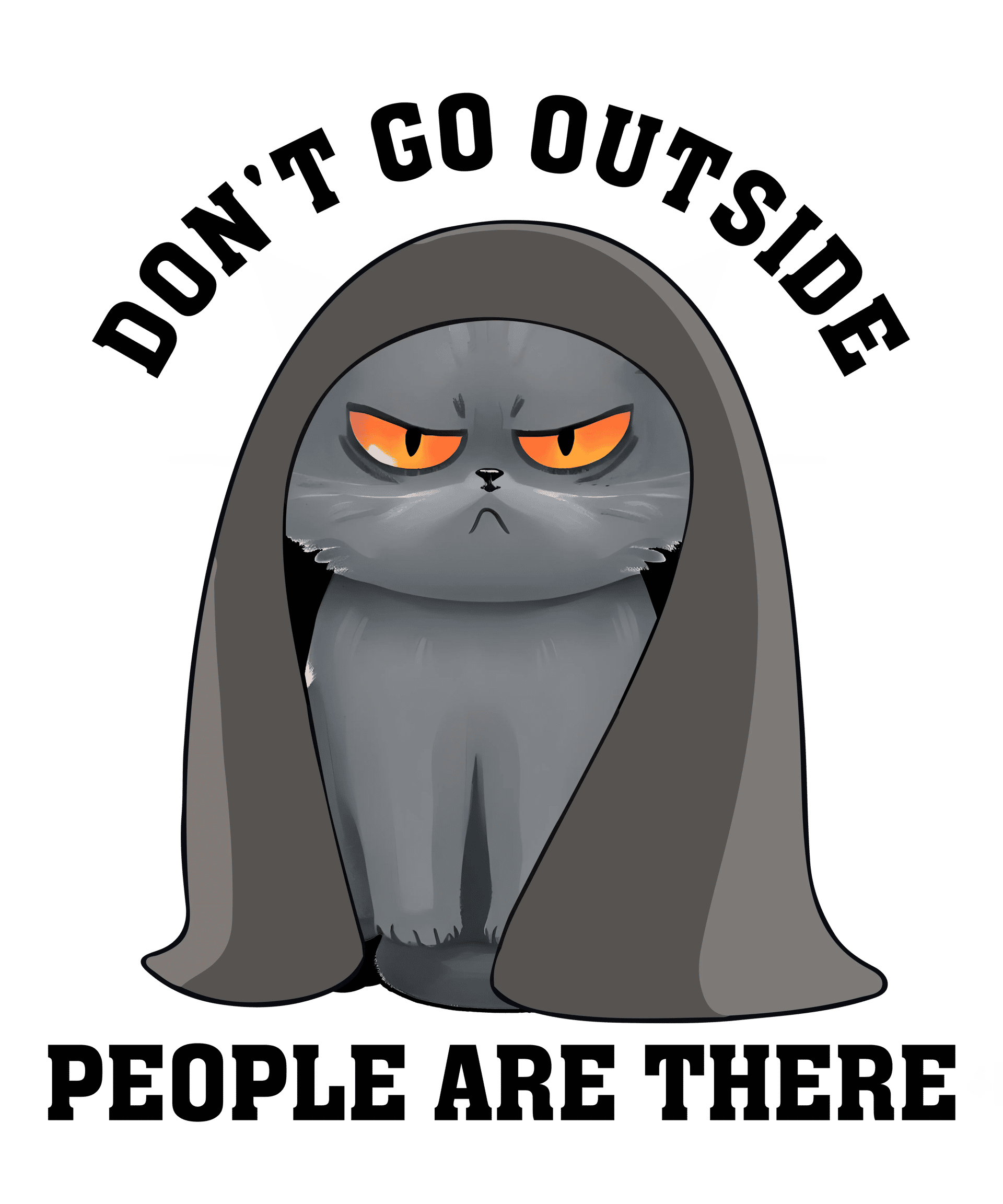 Funny Cat Design DTF-Ready to Press (V2)