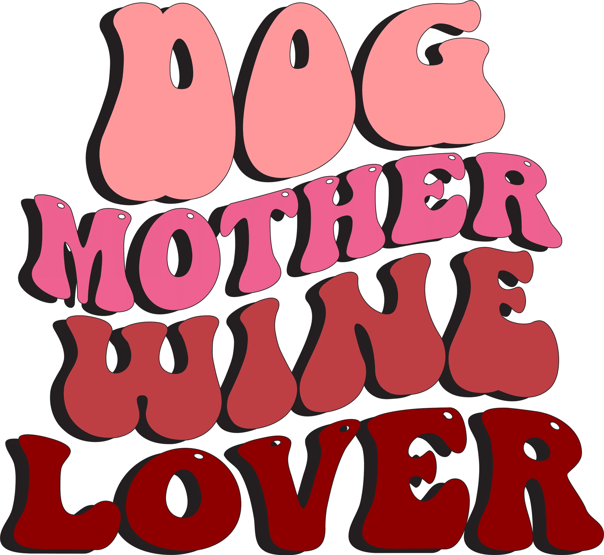 Funny Dog Mother Design - DTF Ready To Press