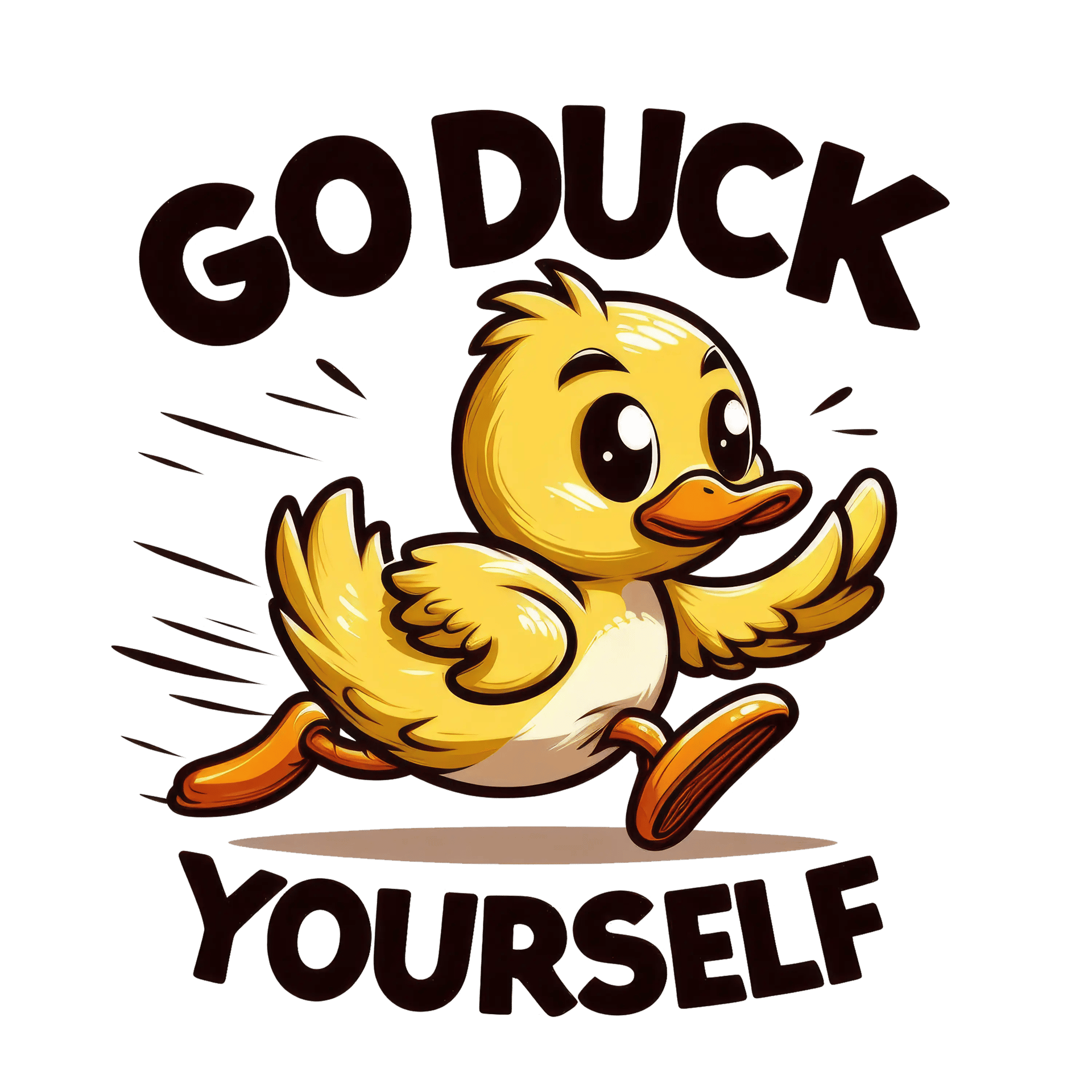 Go Duck Yourself Design - DTF Ready To Press
