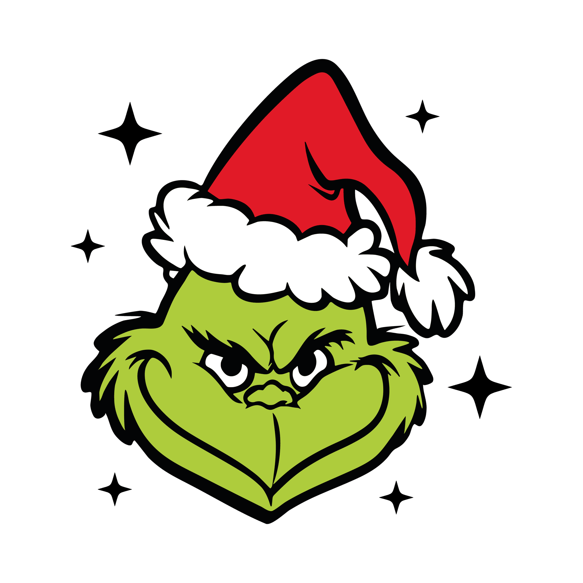 Grinch Christmas Design DTF-Ready to Press (V1)