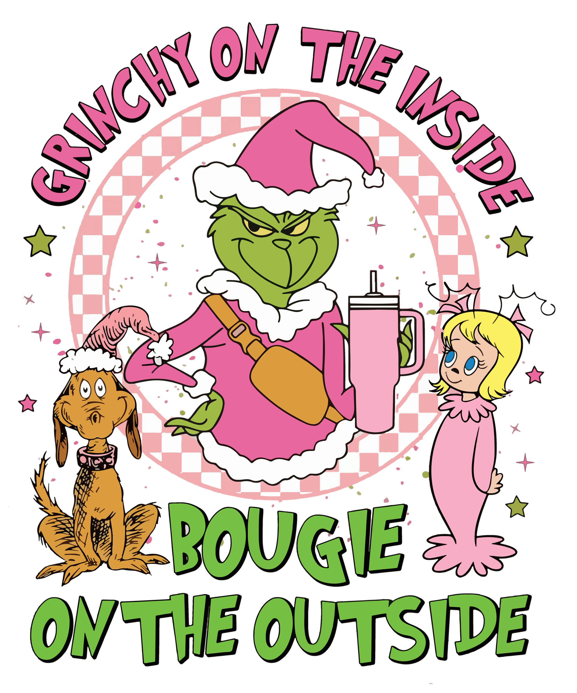 Grinchy On The Inside Design - DTF Ready To Press