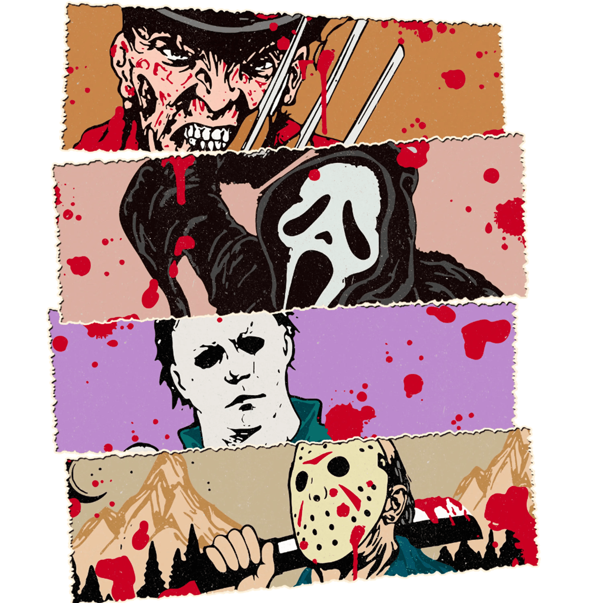 Halloween Scary Movie Character Design
