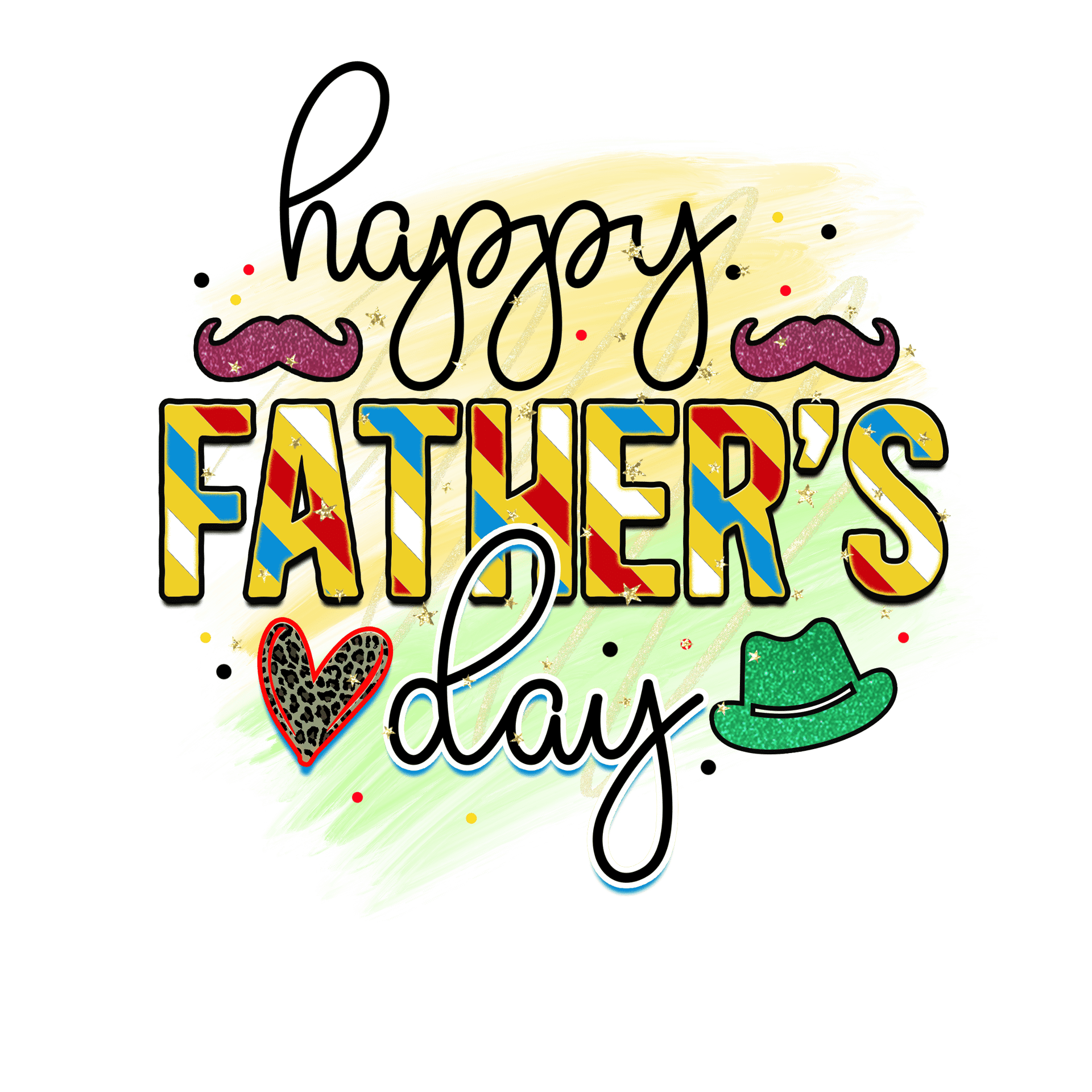 Happy Father's Day Design DTF-Ready Press (V1)