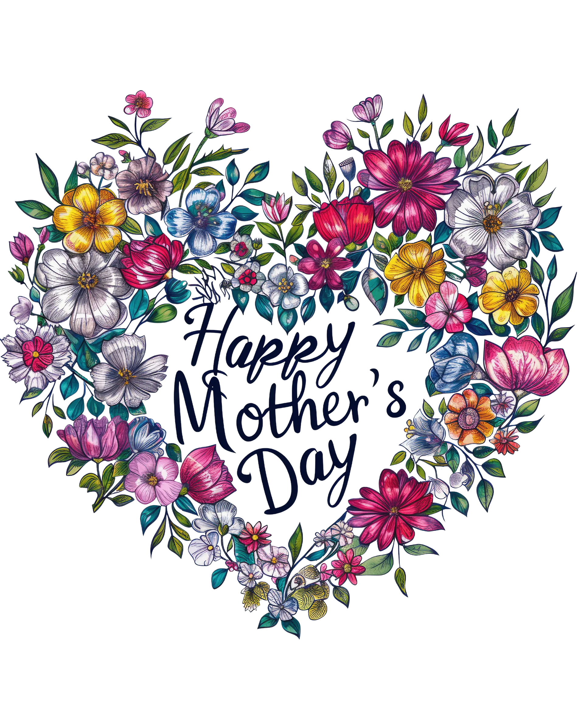 Happy Mother's Day Design DTF-Ready Press (V6)