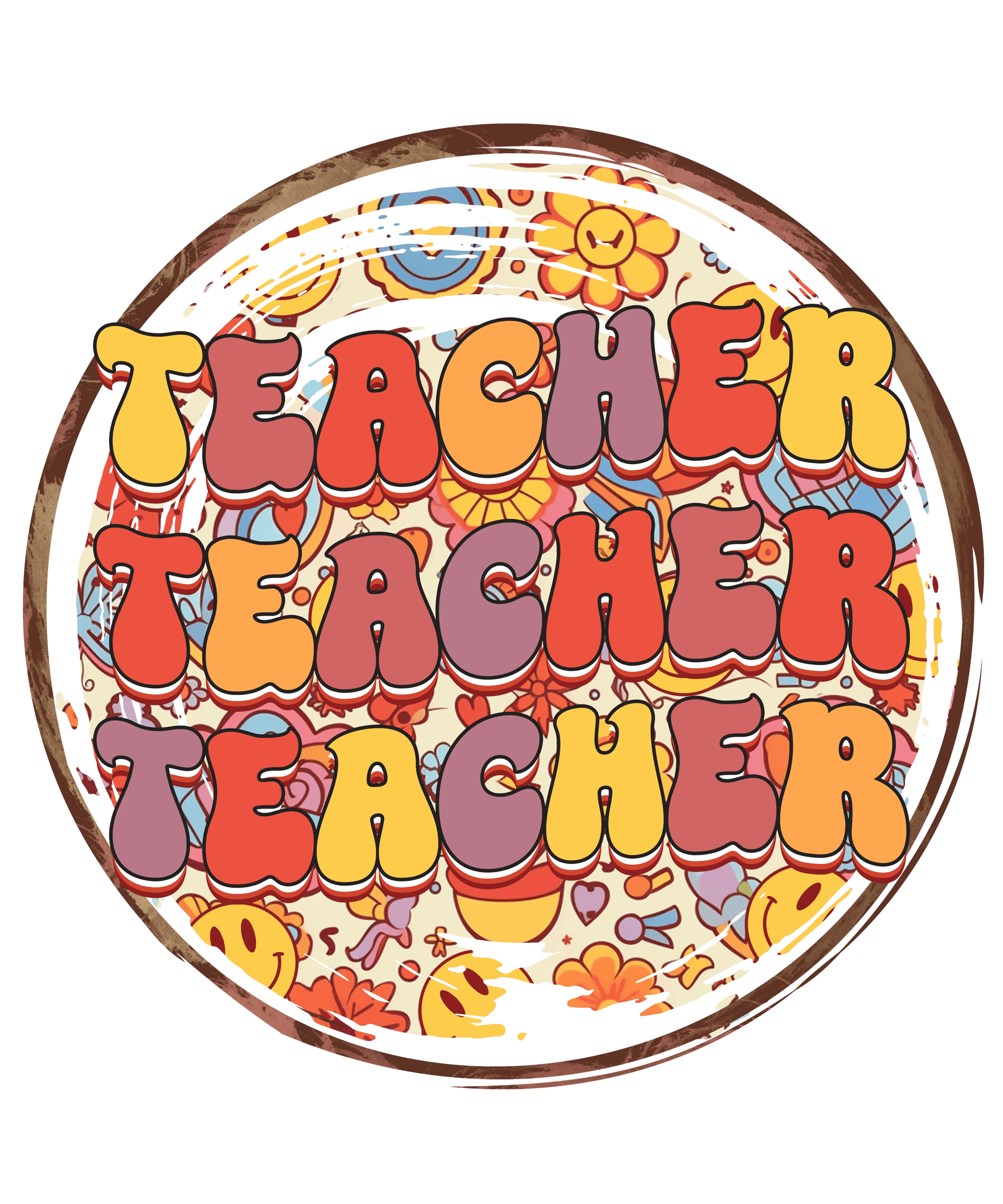 Happy Teacher's Day Design - DTF Ready To Press