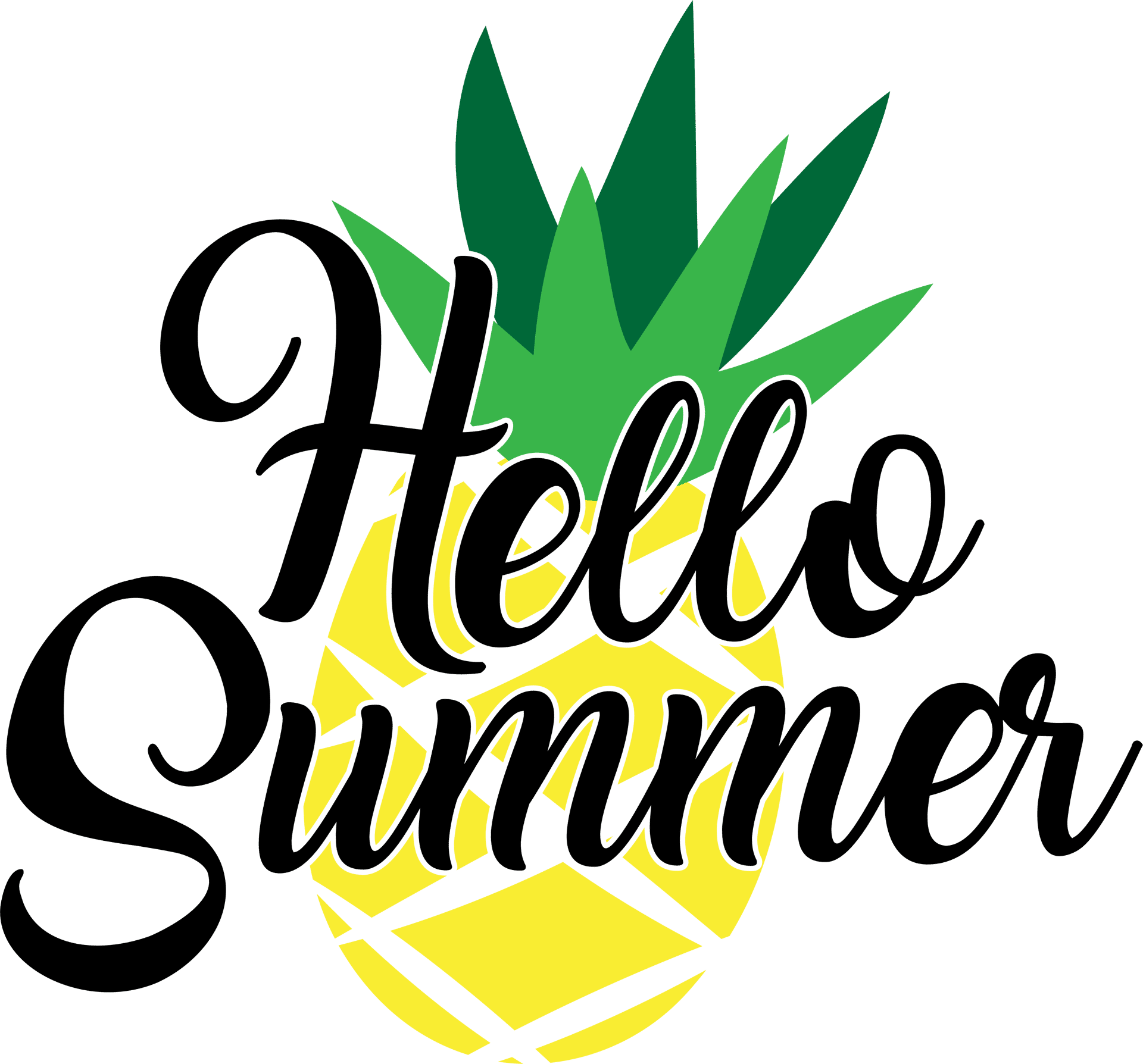 Hello Summer Design DTF-Ready to Press (V4)