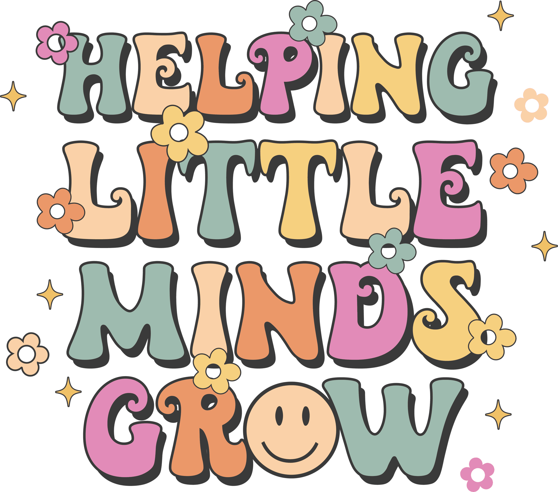 Helping Little Minds Teacher's Day Design