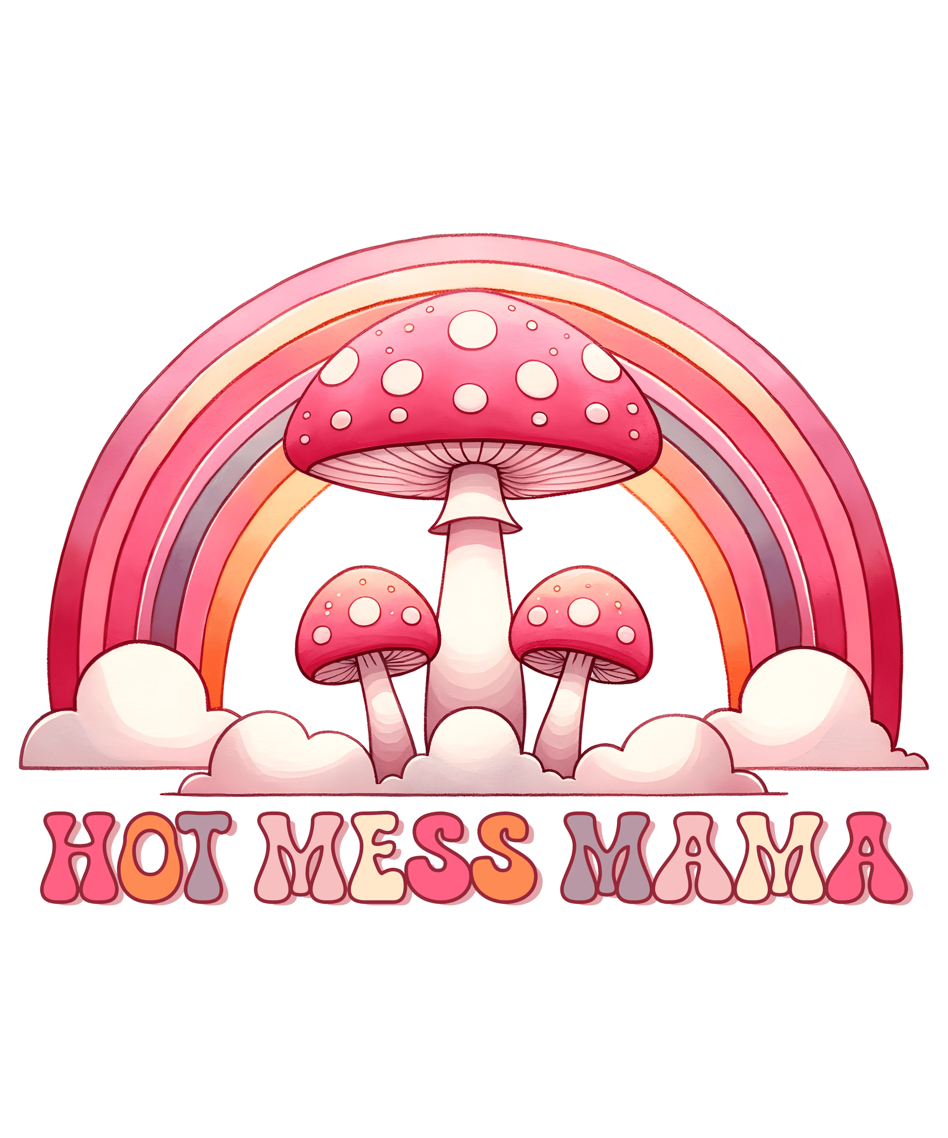 Hot Mess Mama Design DTF-Ready to Press (V3)