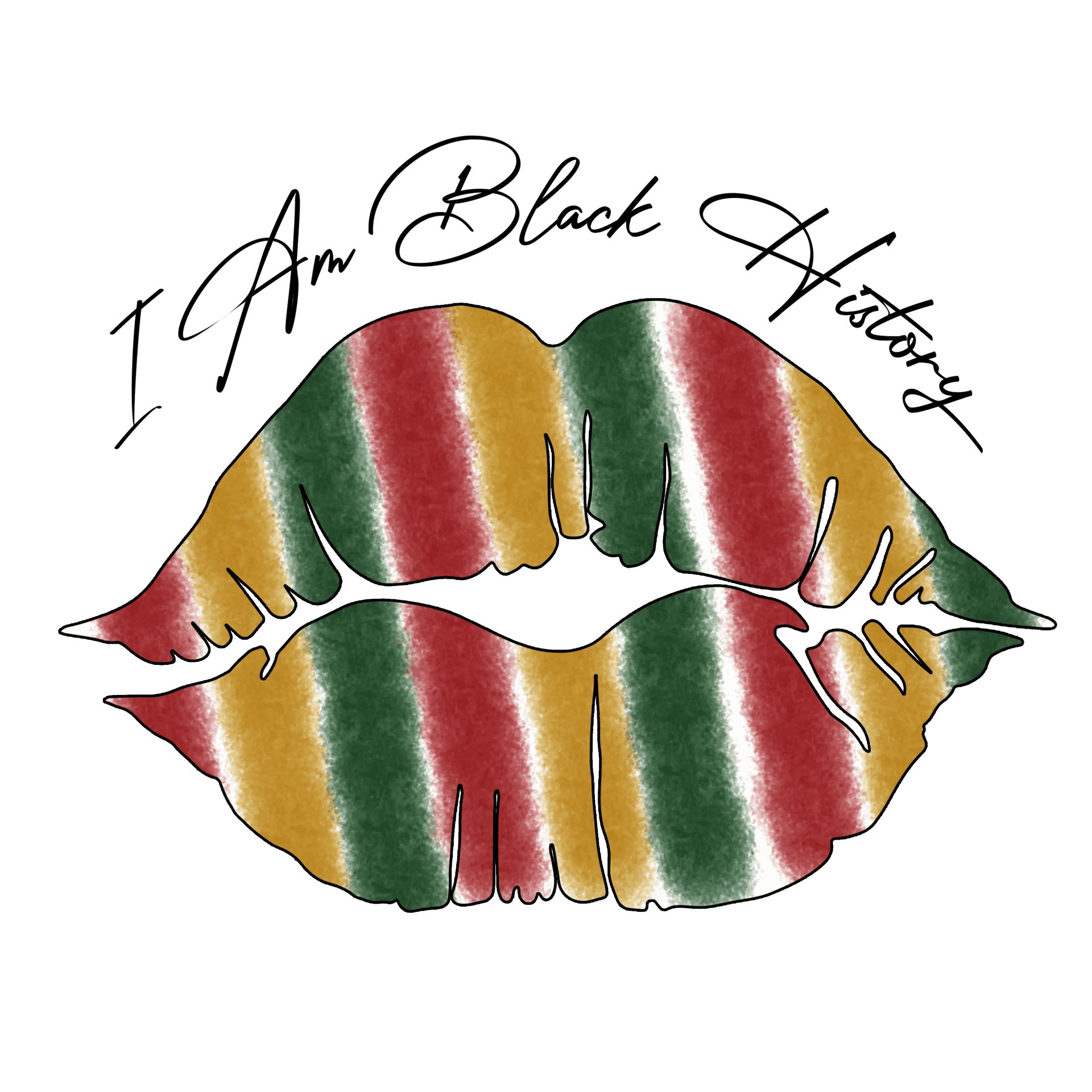 I Am Black History Juneteenth Design